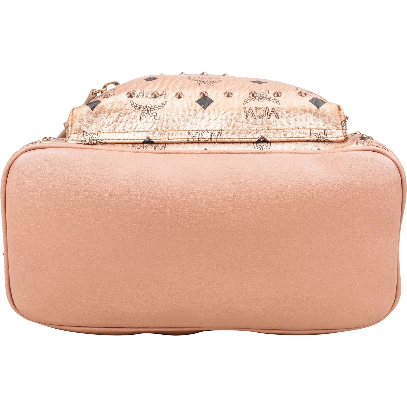 MCM Visetos Monogram Metallic Stark Studded Backpack