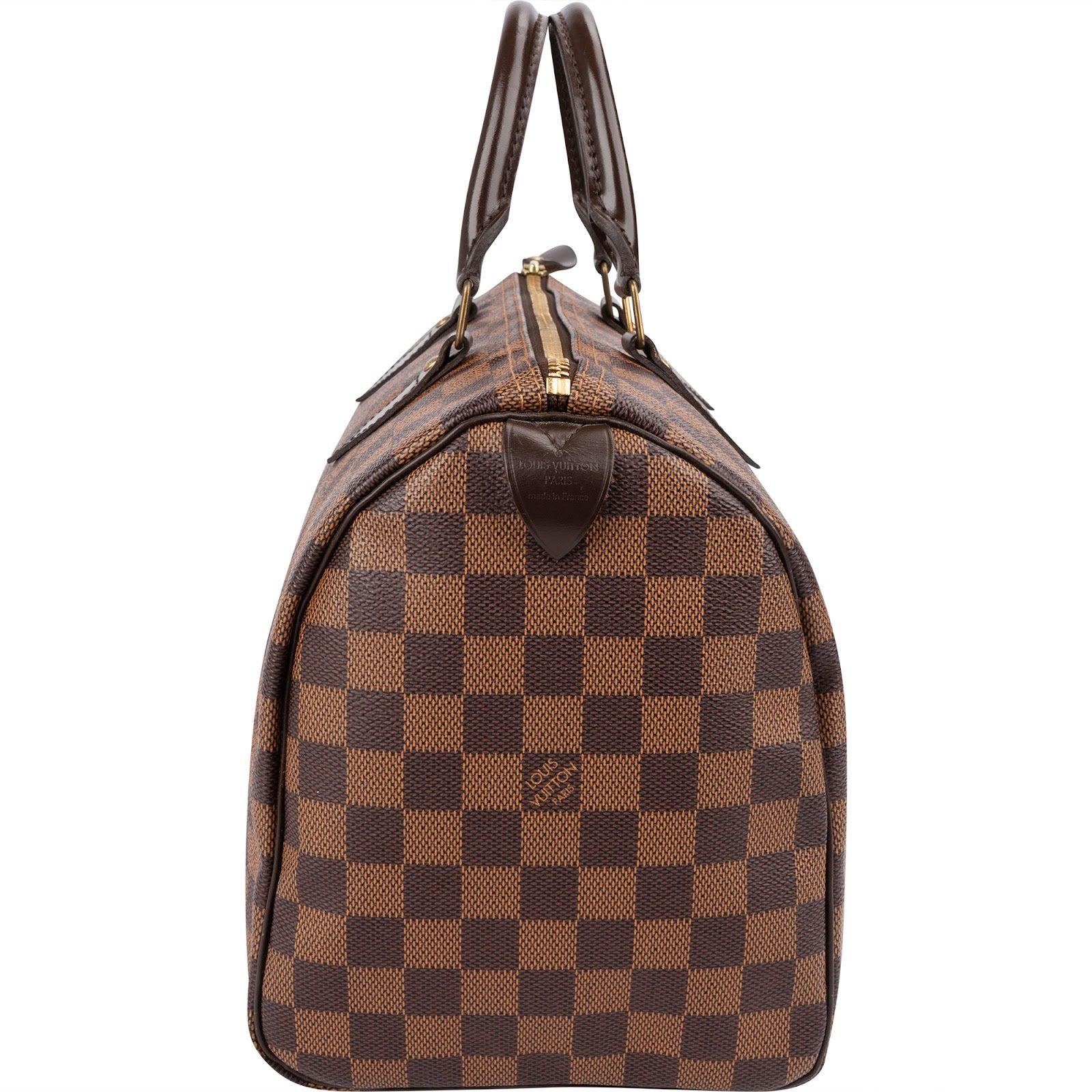 Sac Boston Louis Vuitton Monogram Damier Ebene Speedy 30