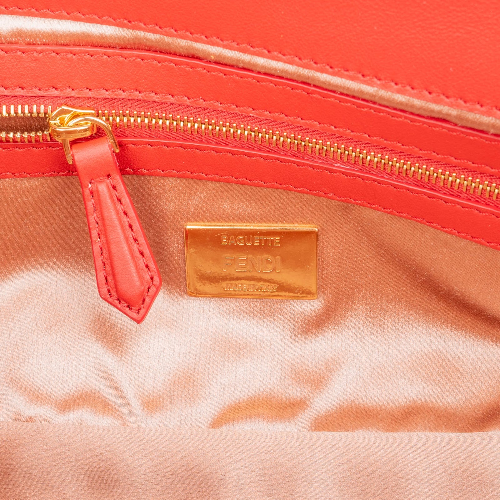 Fendi Red Sequin Limited Sex And The City Baguette Shoulder Bag