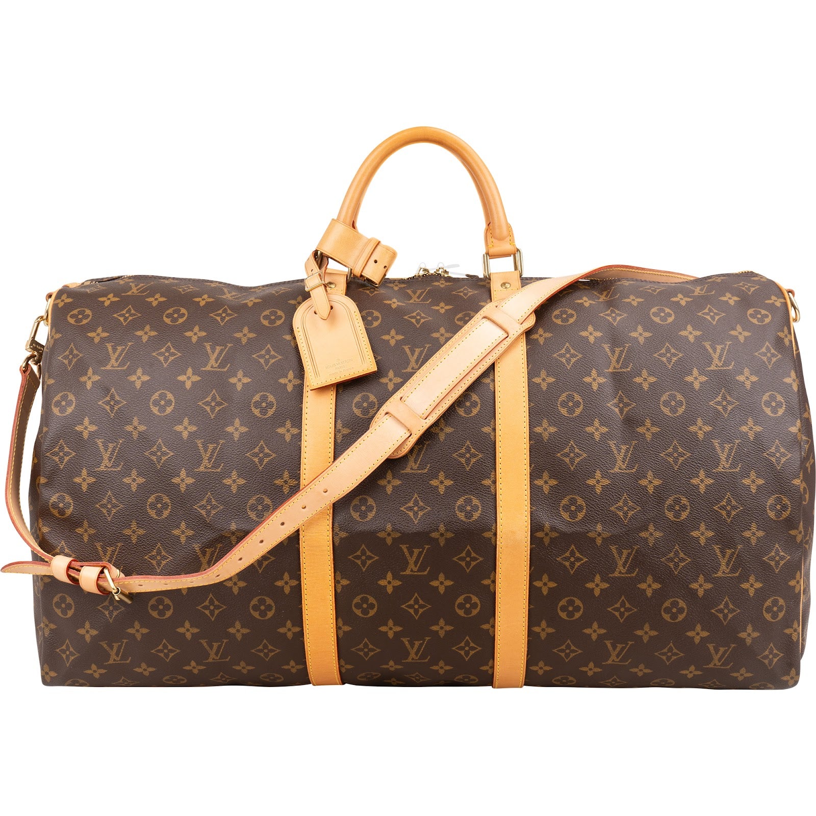 Louis Vuitton Monogram Canvas Keepall 60 Bandoulière Reisetasche