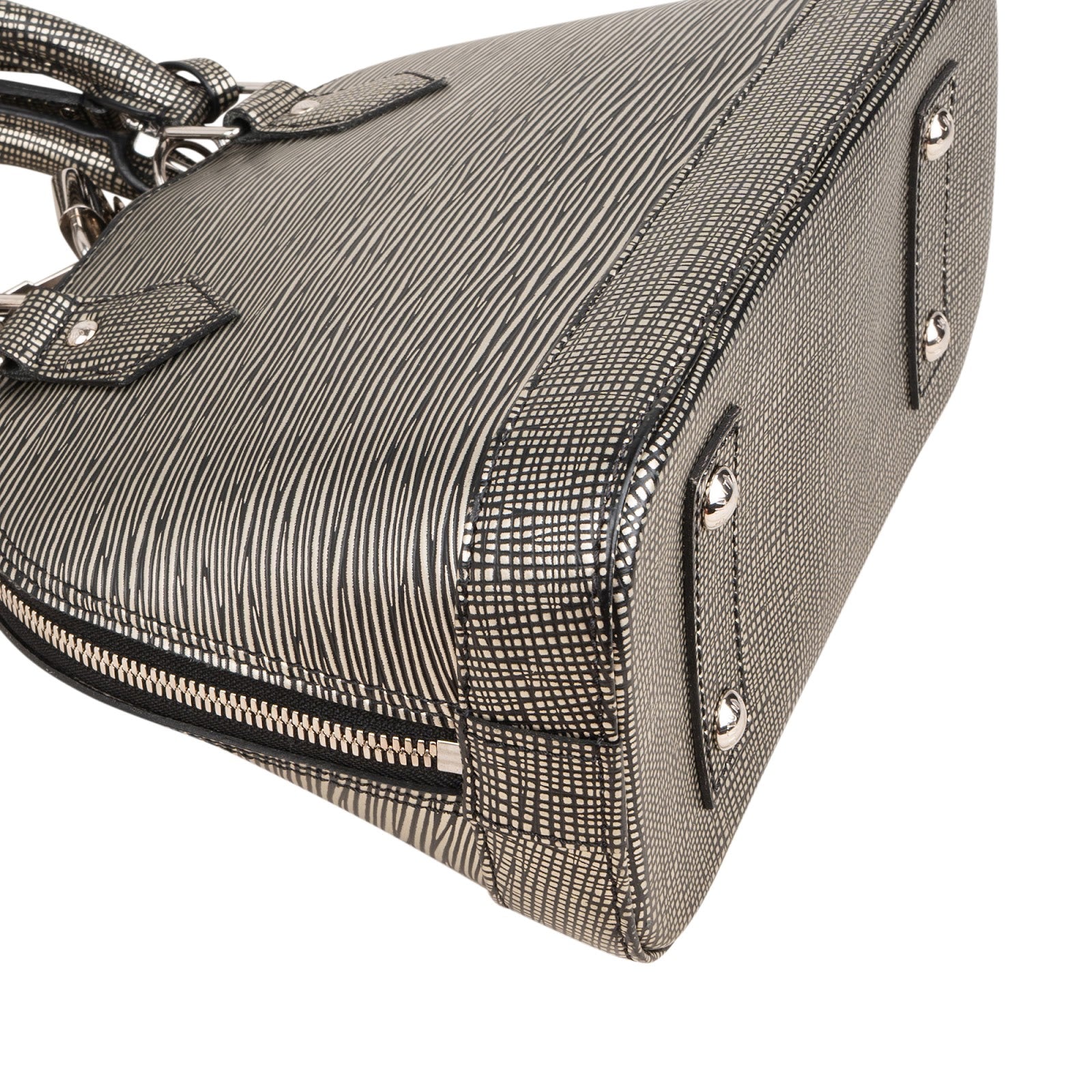 Louis Vuitton Limited Edition Platinum Epi Leather Alma BB Handbag