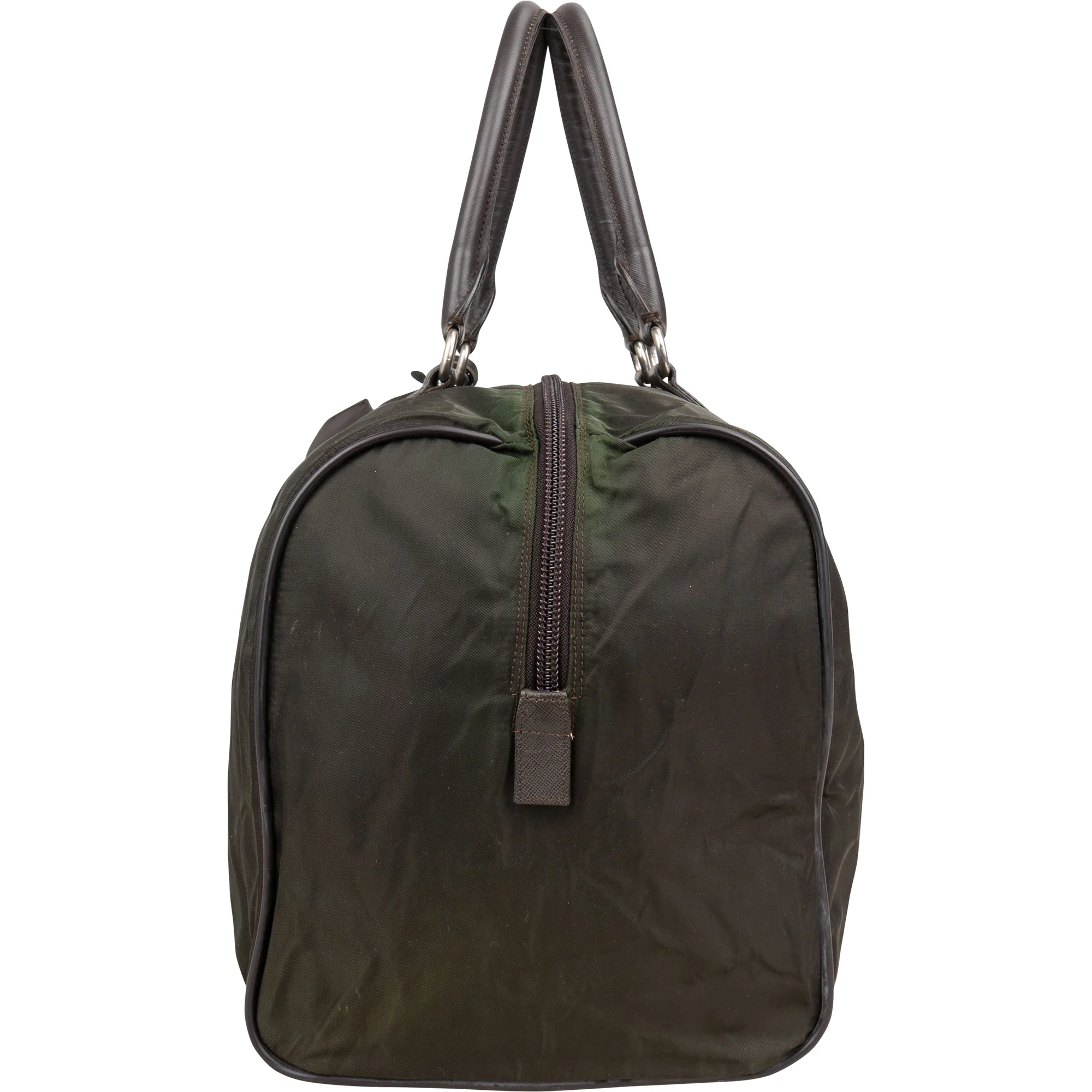 Prada Nylon Triangle Duffle Bag 48