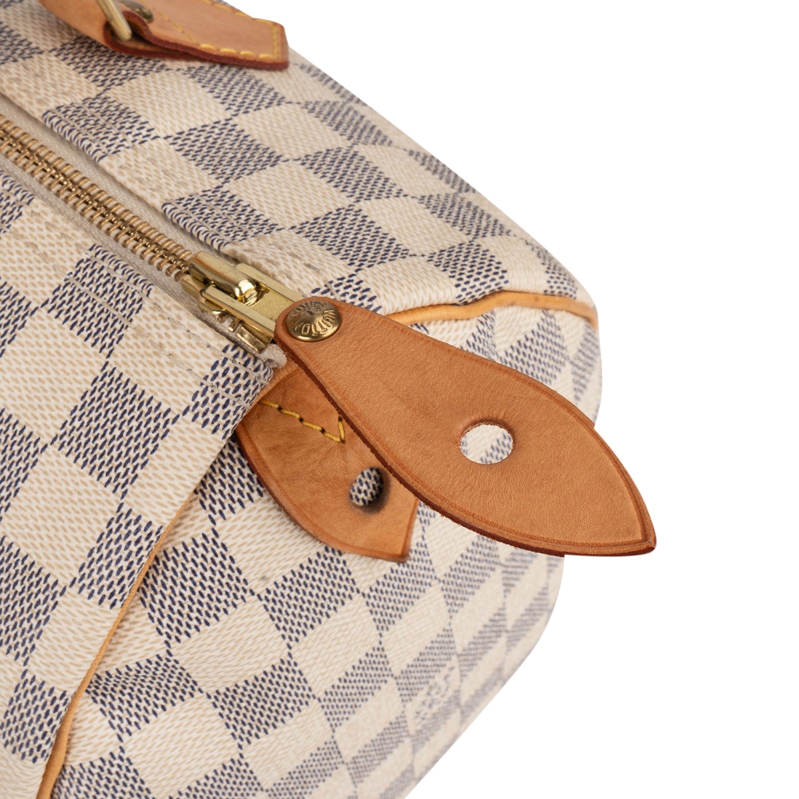 Louis Vuitton Monogram Damier Azur Speedy 30 Boston Bag