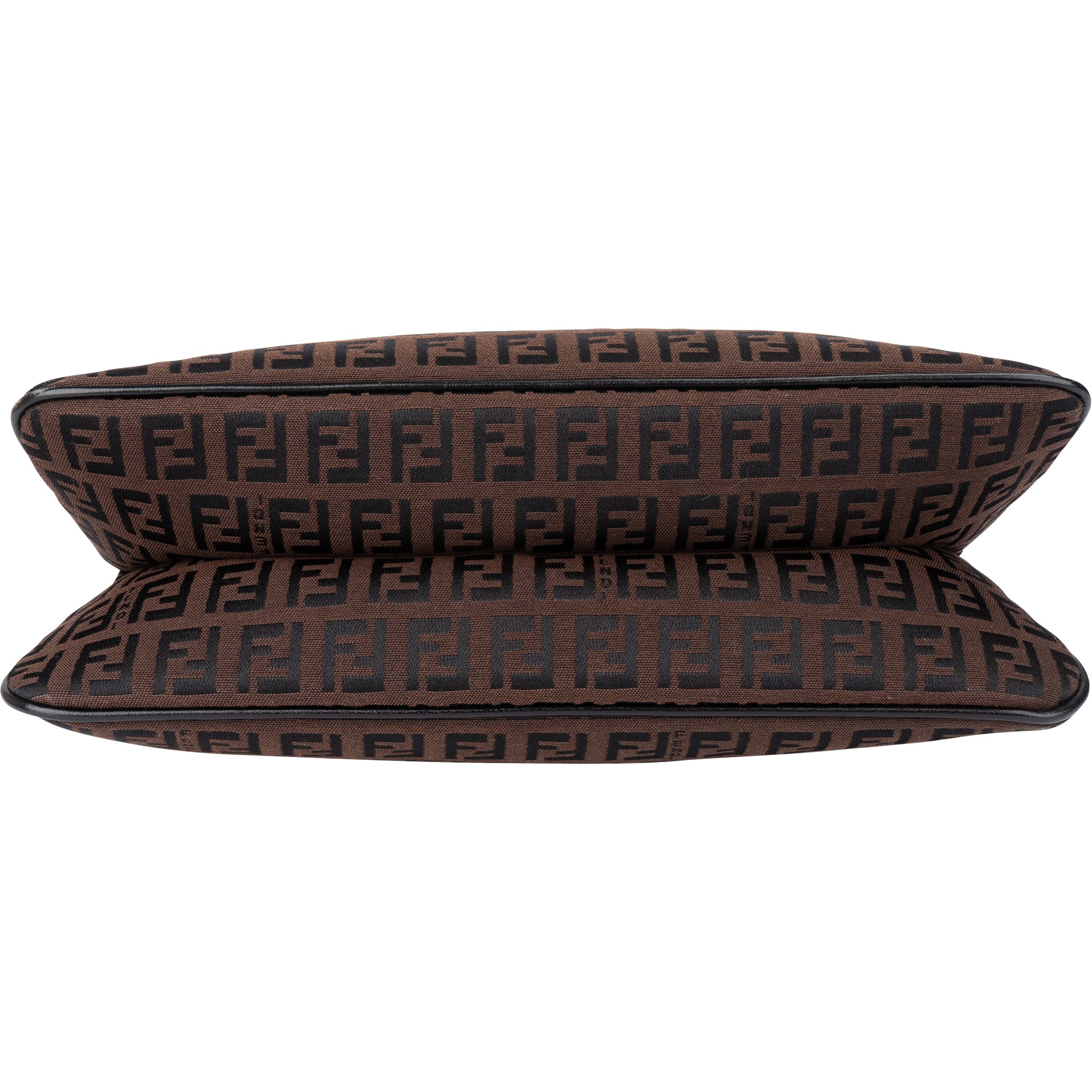 Sac à bandoulière Fendi FF Monogram Baguette à boucle