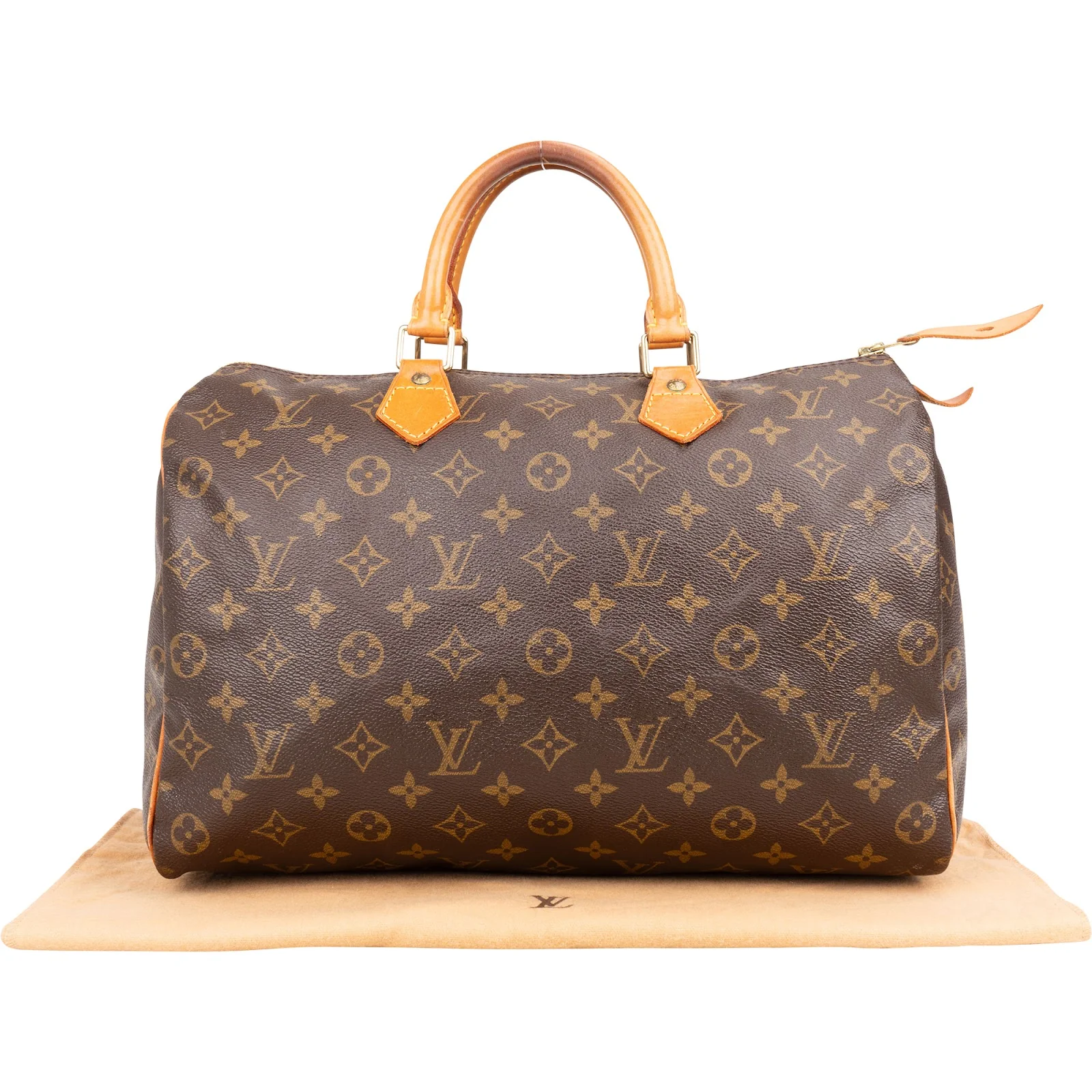 Louis Vuitton Monogram Canvas Speedy 35 Boston Bag