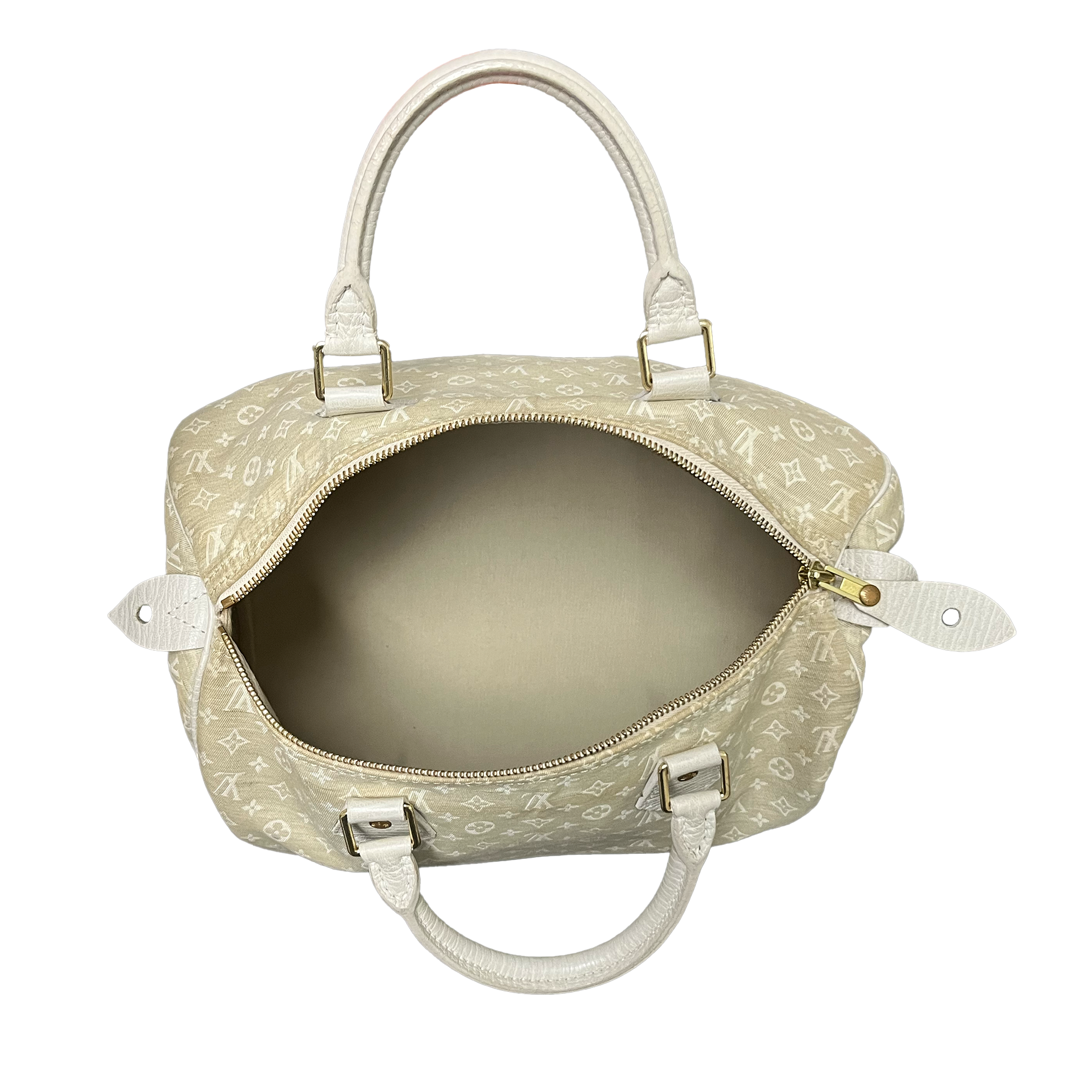 Louis Vuitton Louis Vuitton Speedy 30 Monogram Cream Boston Bag