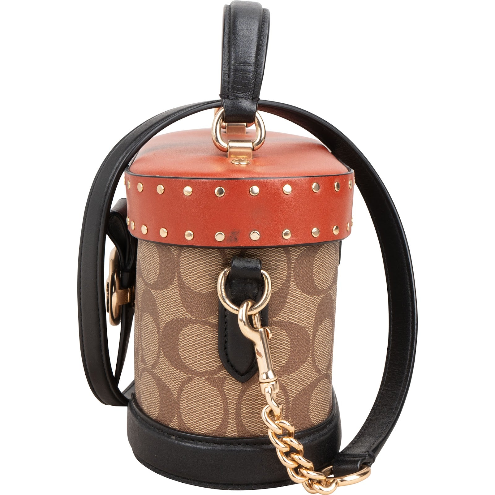 Coach - Georgie Gem Vanity Case Crossbody-tas met klinknagels