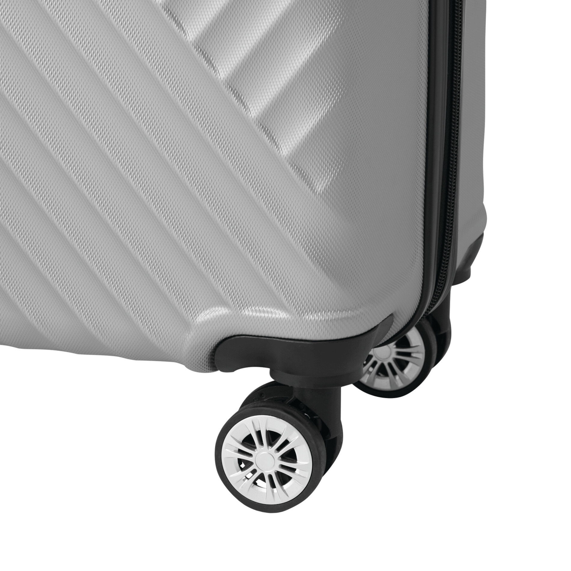 KINGSTON 3-tlg. Kofferset - silber