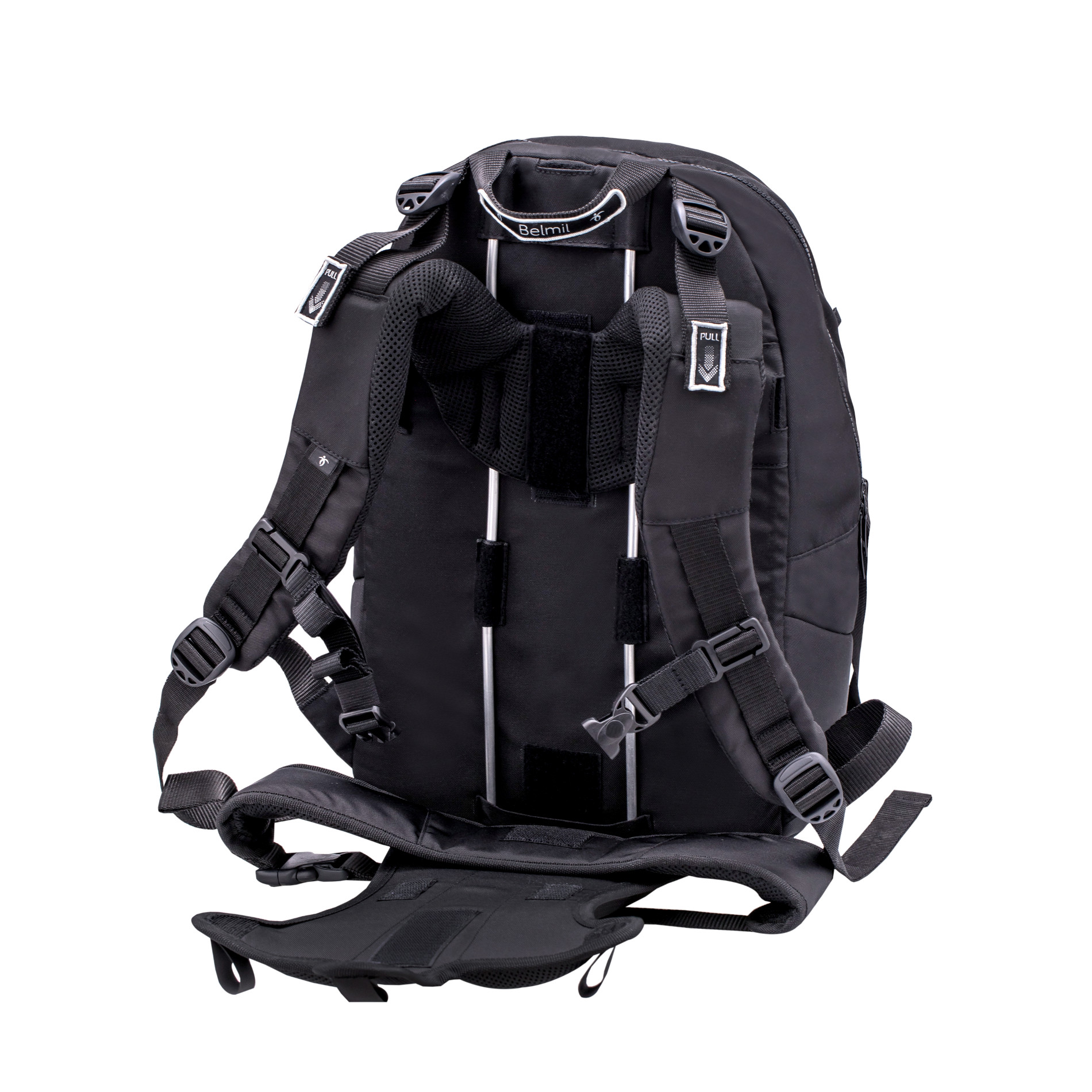 Backpack & Fanny Pack Black Ruck﻿sack 2-tlg