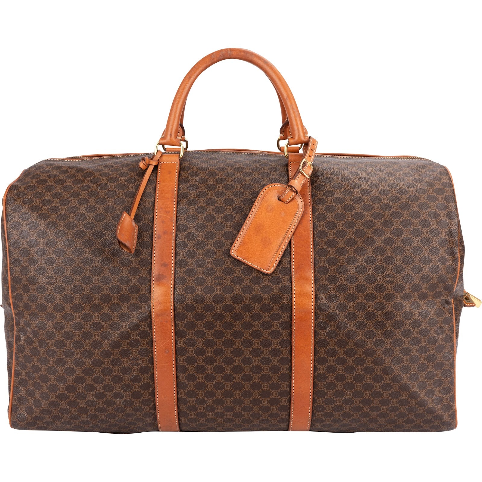 Celine Monorgam Macadam Canvas Boston 50 Reisetasche