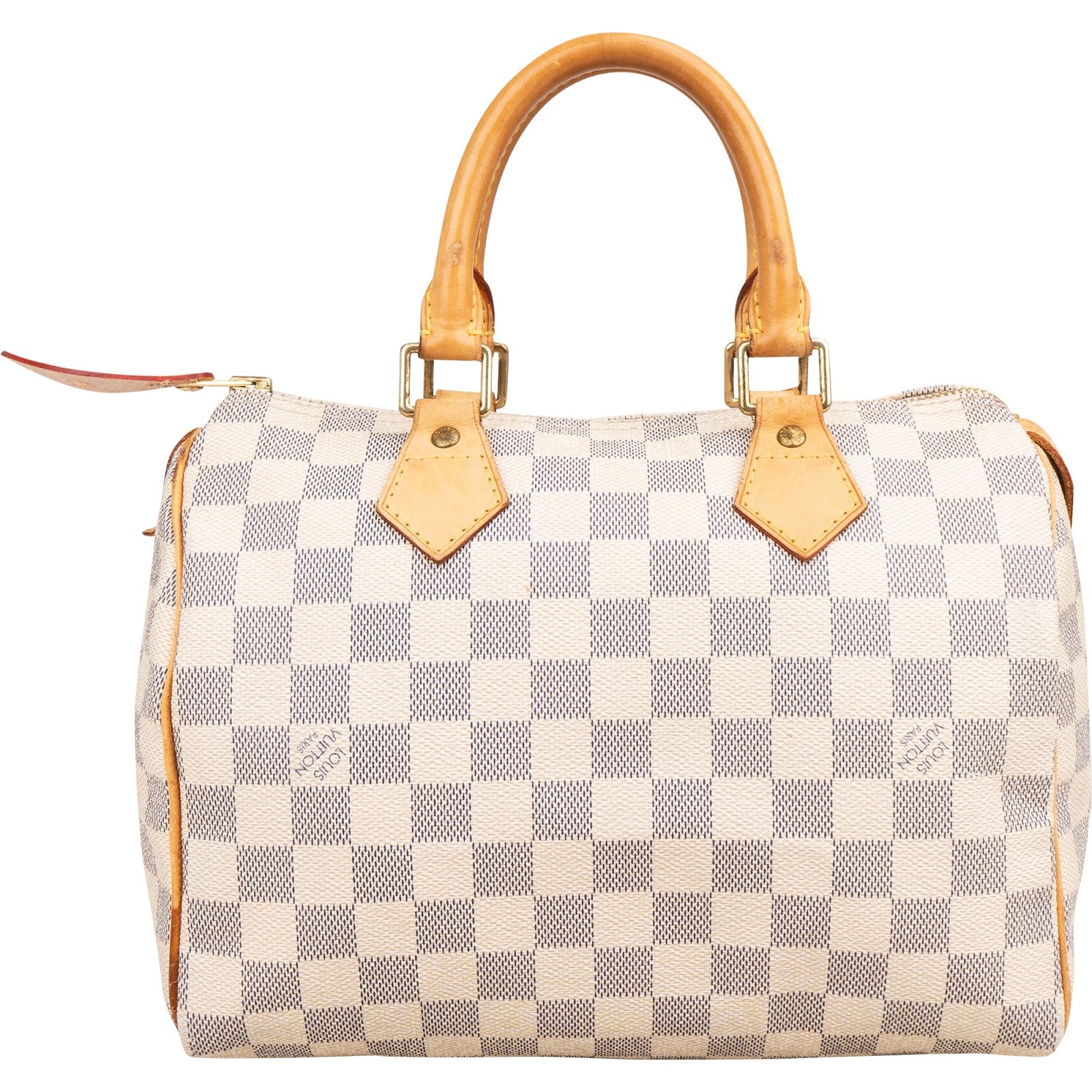 Louis Vuitton Monogram Damier Azur Speedy 25 Boston Bag