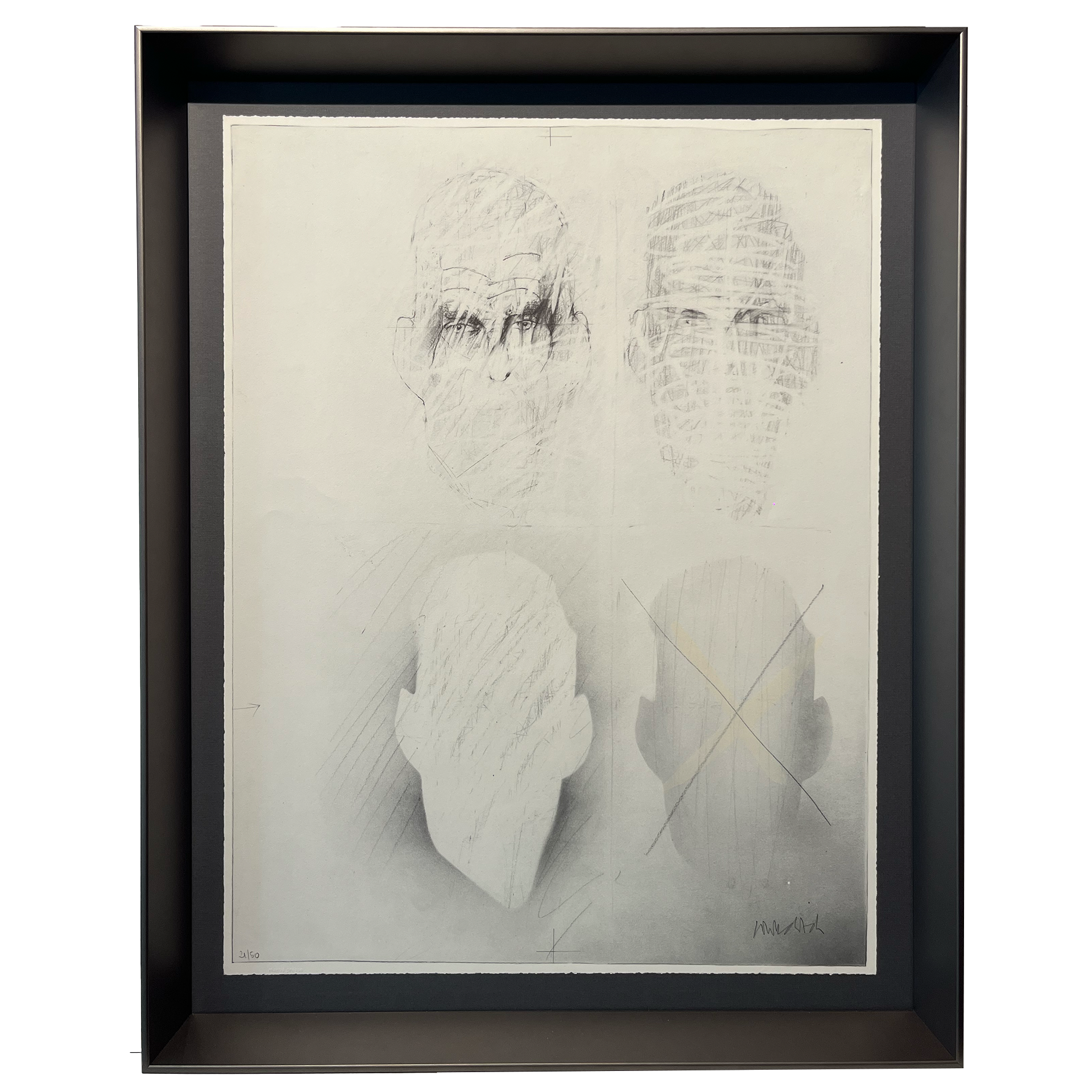 Paul Wunderlich - Selbst mit Joyce (1976)