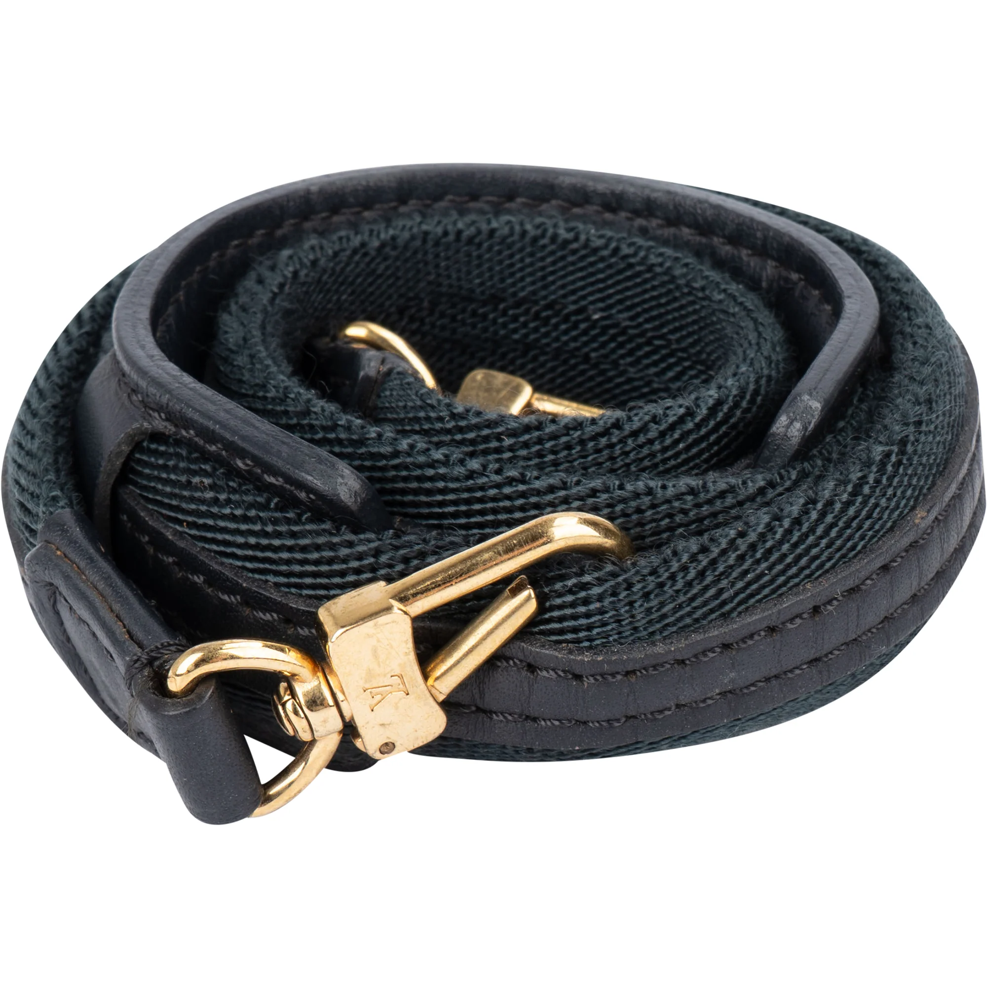 Louis Vuitton Cotton Leather Short Bags Strap