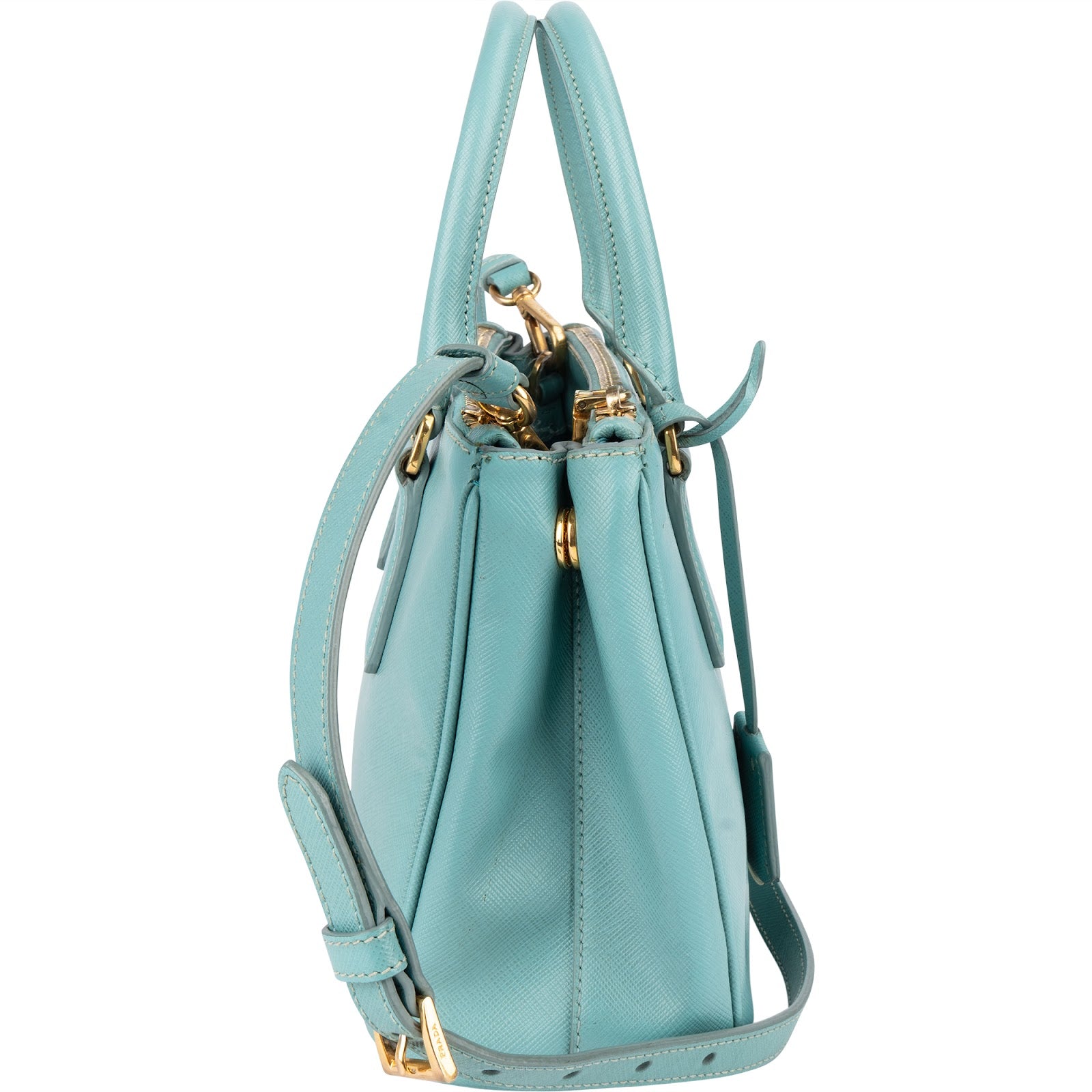Prada Saffiano Leather Small Galleria Bag Handbag