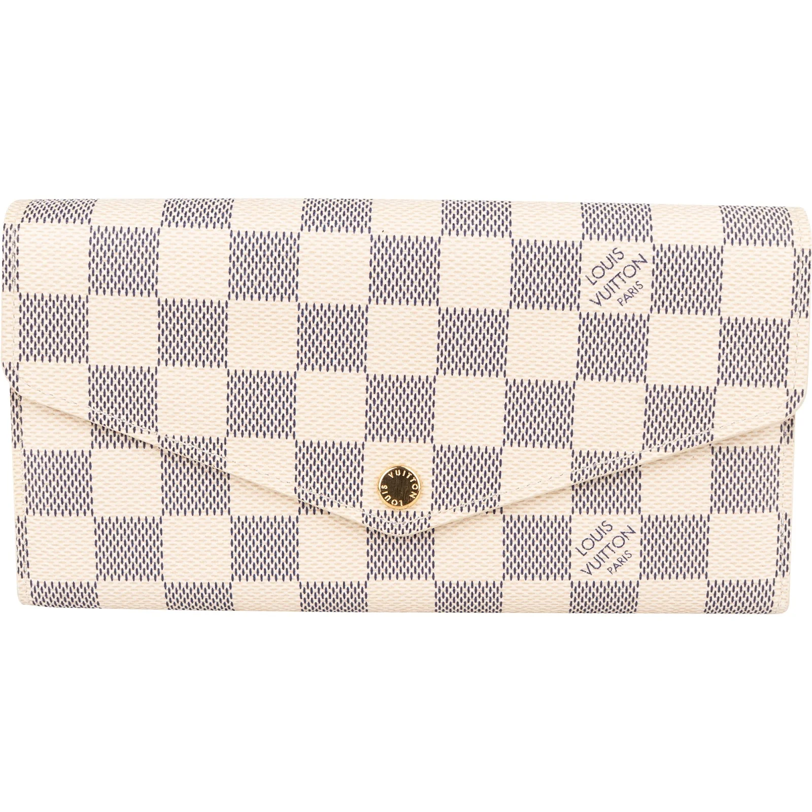 Louis Vuitton Monogram Damier Azur Sarah Wallet