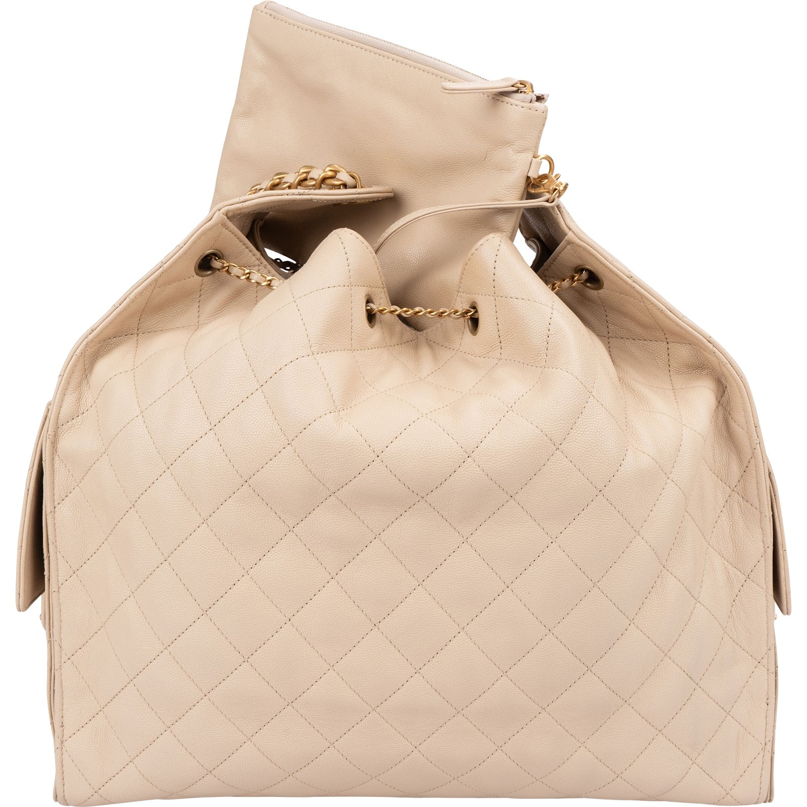 Chanel – 25 Maxi Drawstring Schultertasche