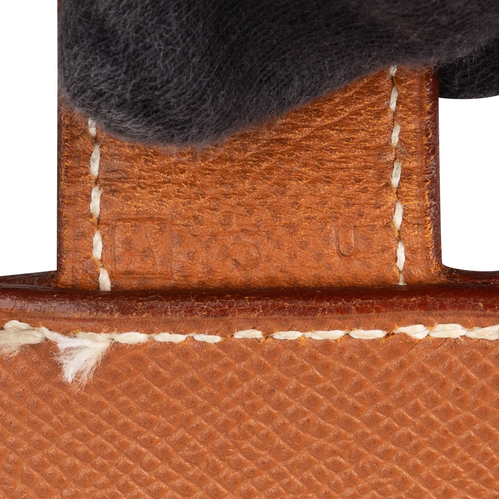 Borsa da lavoro Hermès in pelle marrone Courchevel "Sac à Dépeches"