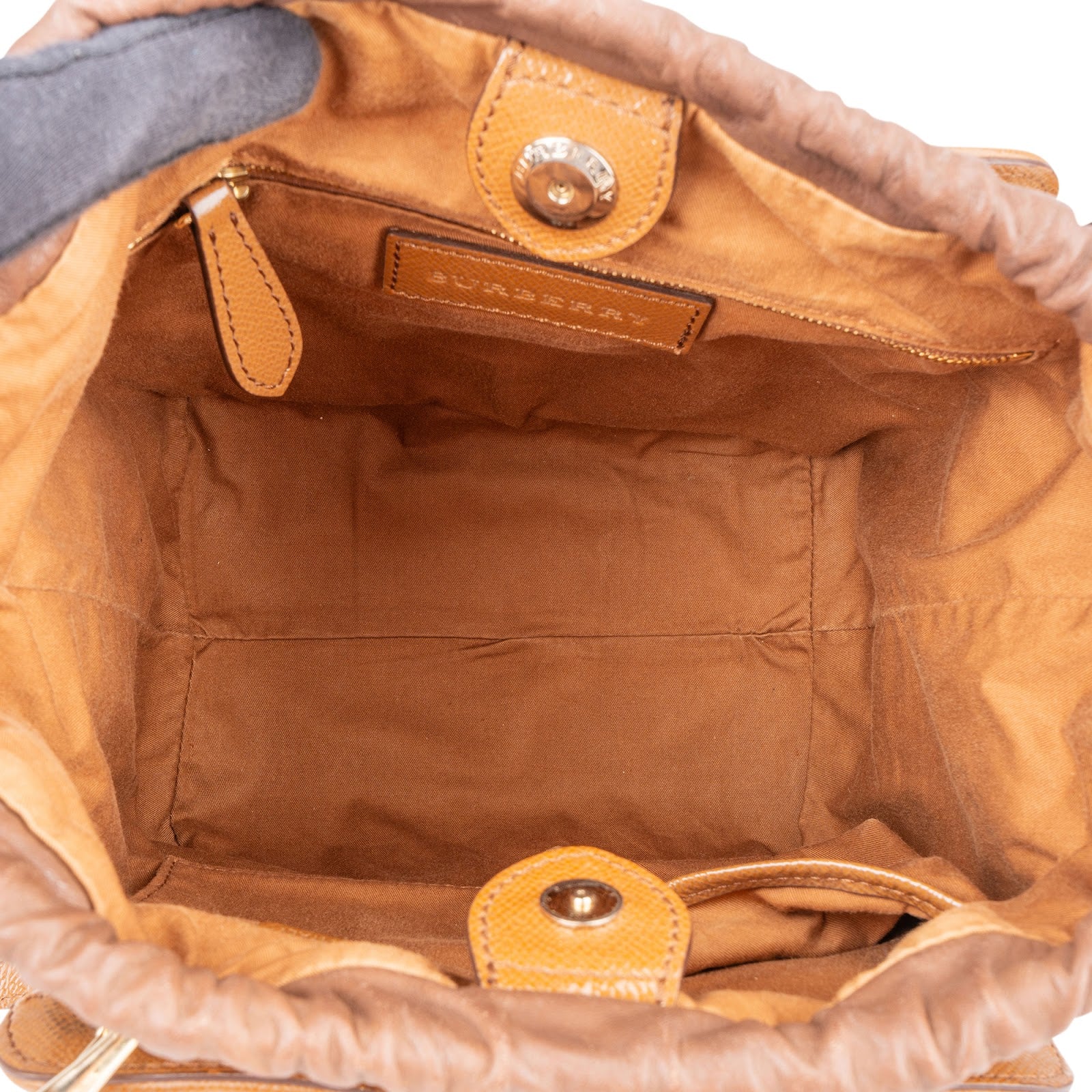 Burberry - Haymarket Dinton Cube Drawstring Handbag