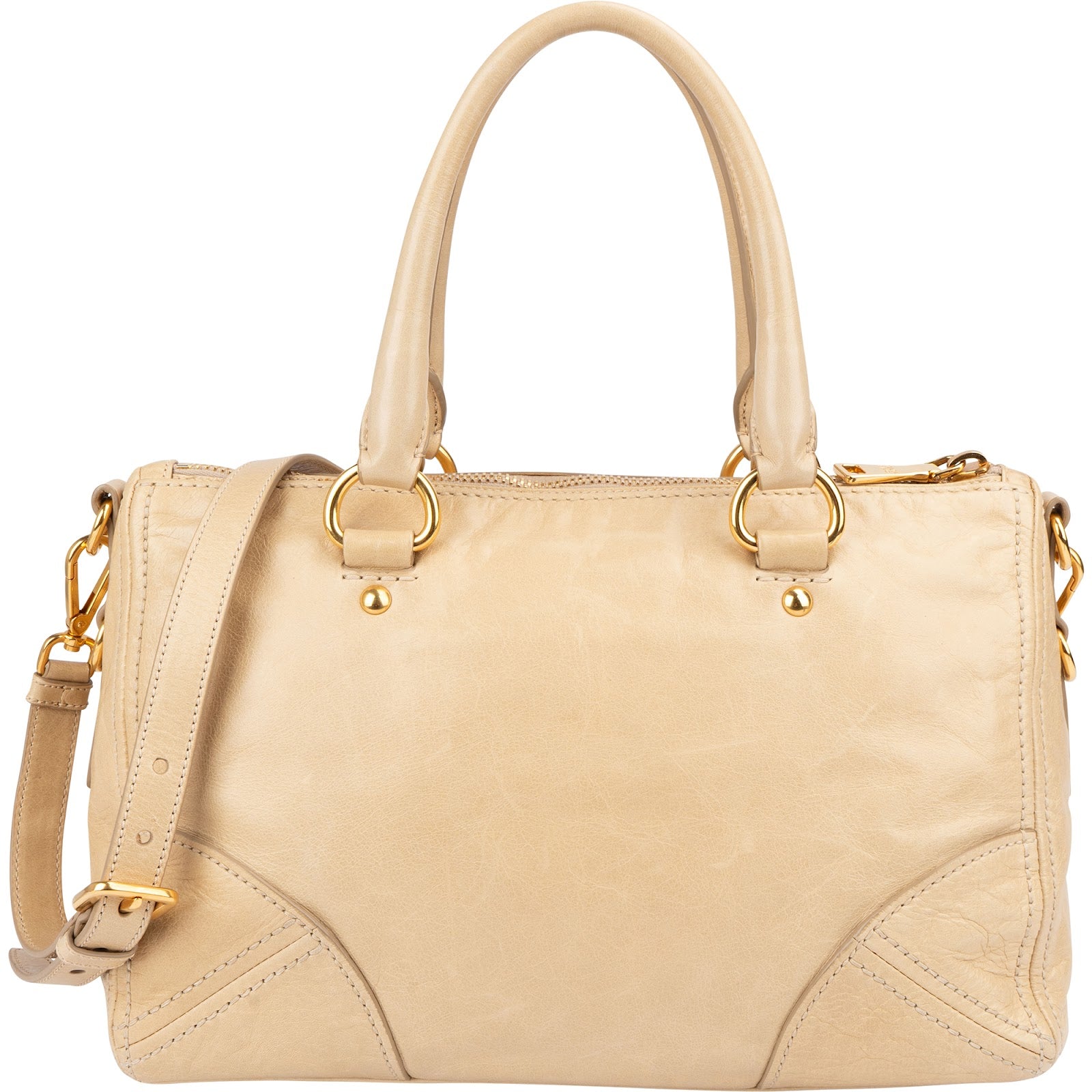 Prada – Vitello Shine Bauletto Handtasche