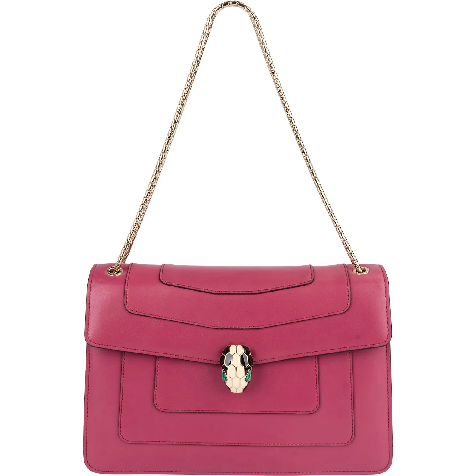 Bvlgari Calfskin Serpenti Forever Shoulder Bag