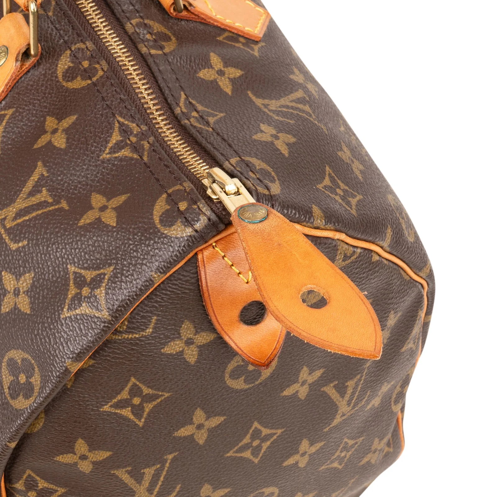 Louis Vuitton Canvas Monogram Speedy 35 Boston Bag