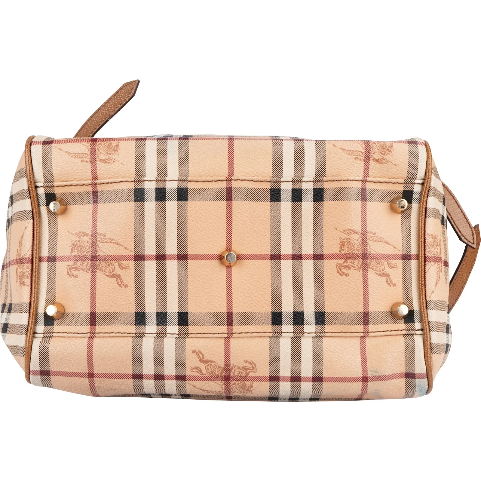 Burberry Haymarket Check Hobo Shoulder Bag