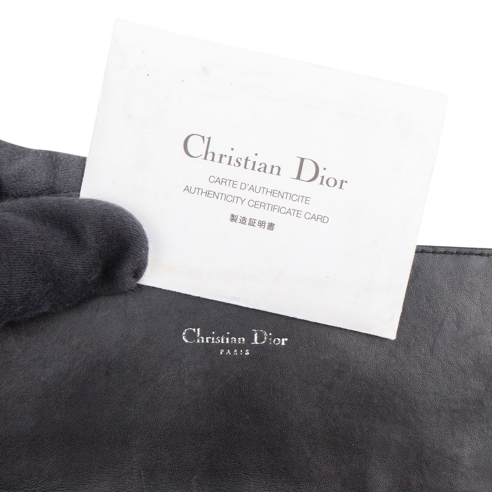 Christian Dior – Portemonnee met ketting, schoudertas