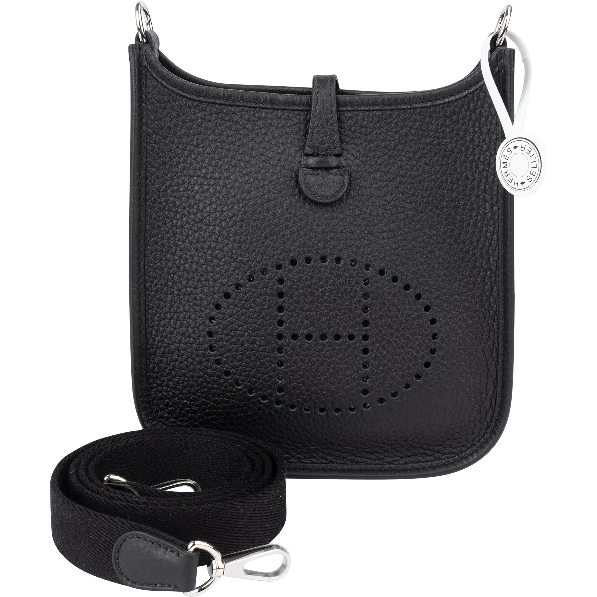 Hermès Clemence Leather Evelyne 16 Crossbody Bag