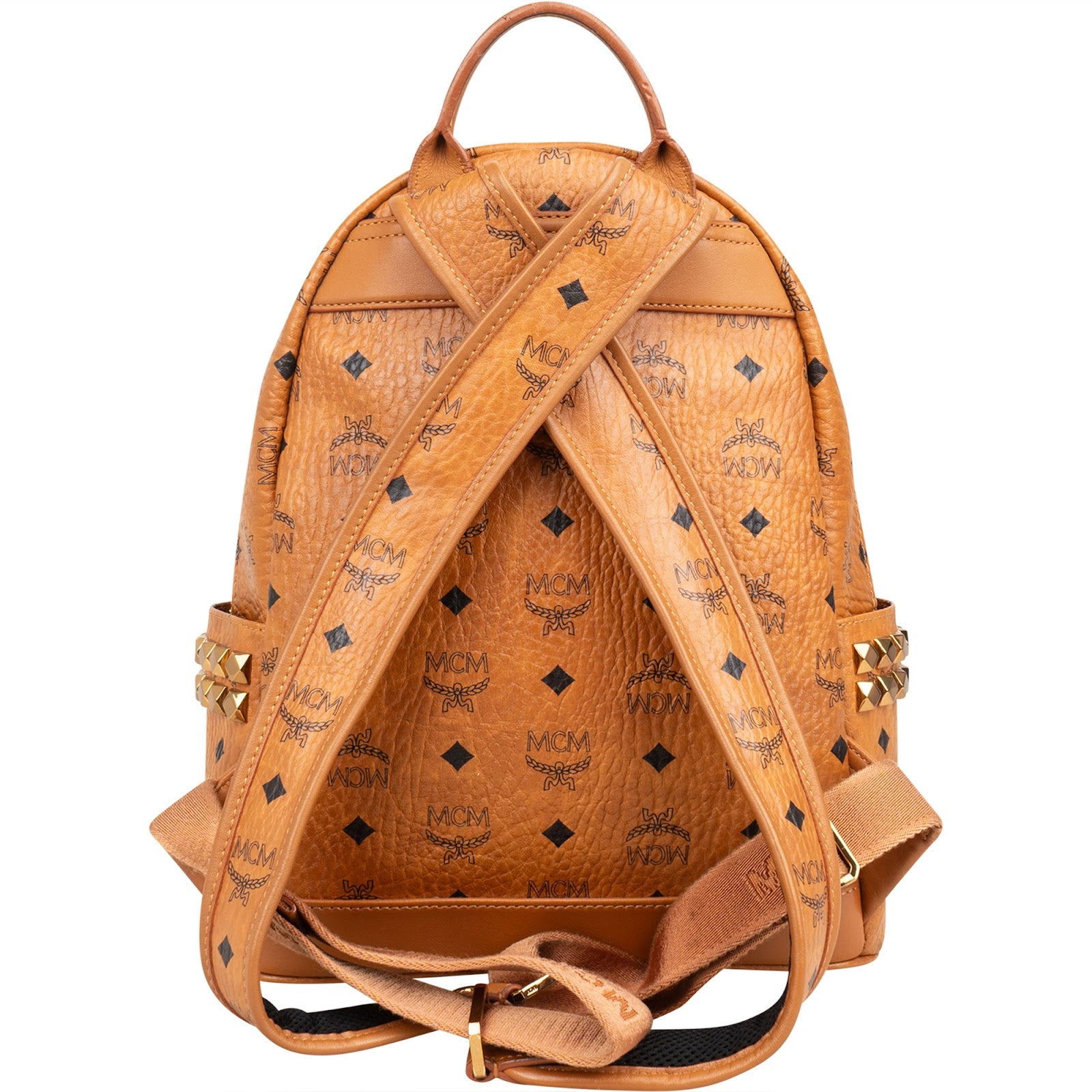 MCM Monogram Visetos Stark Side Studs Backpack