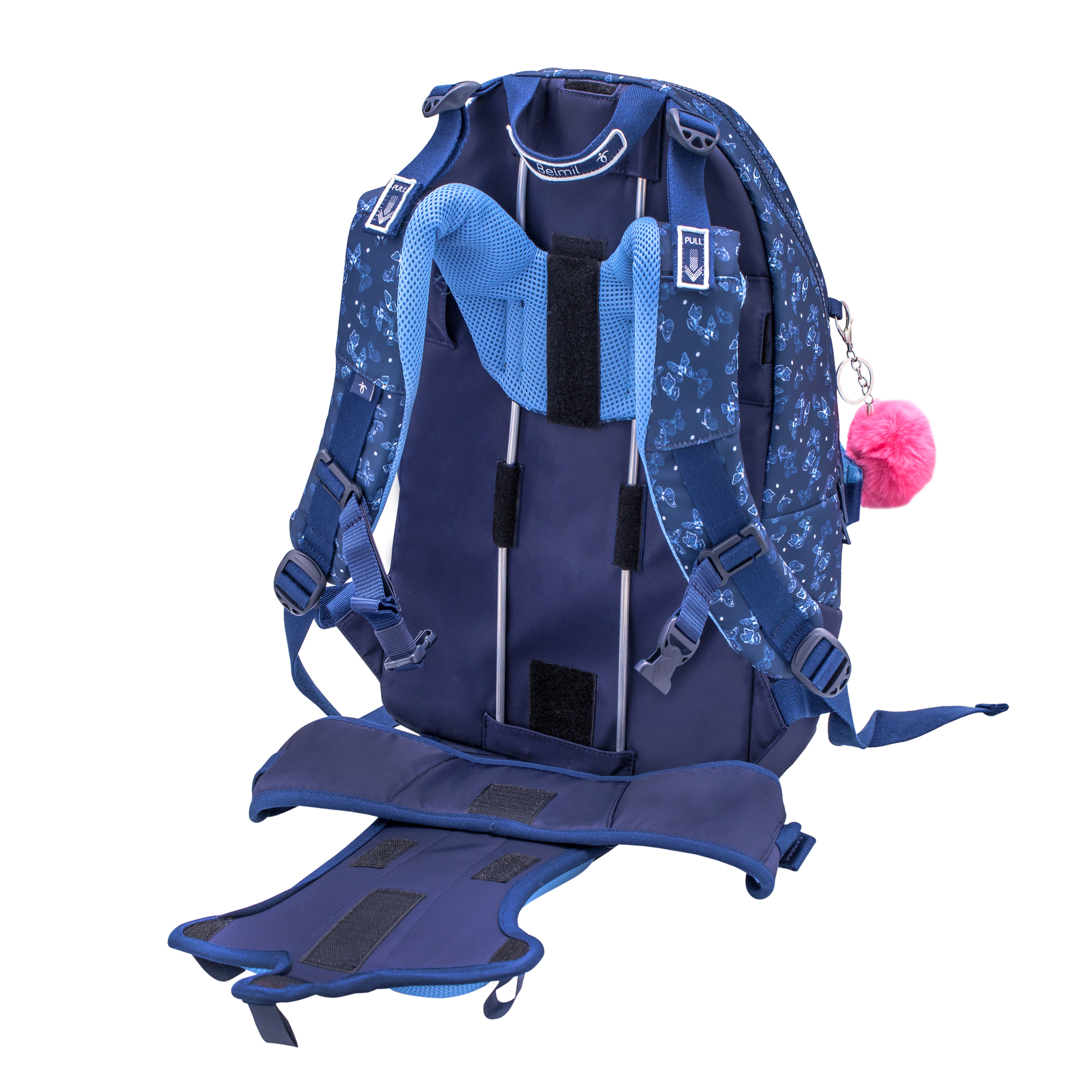 2-IN-1 Schultasche & Gürteltasche 2-teilig - Sapphire