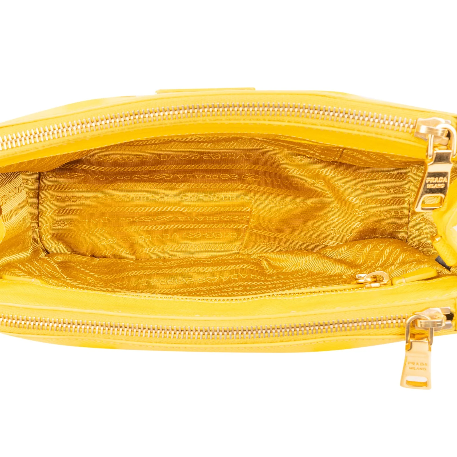 Prada Saffiano Leather Small Galleria Handbag