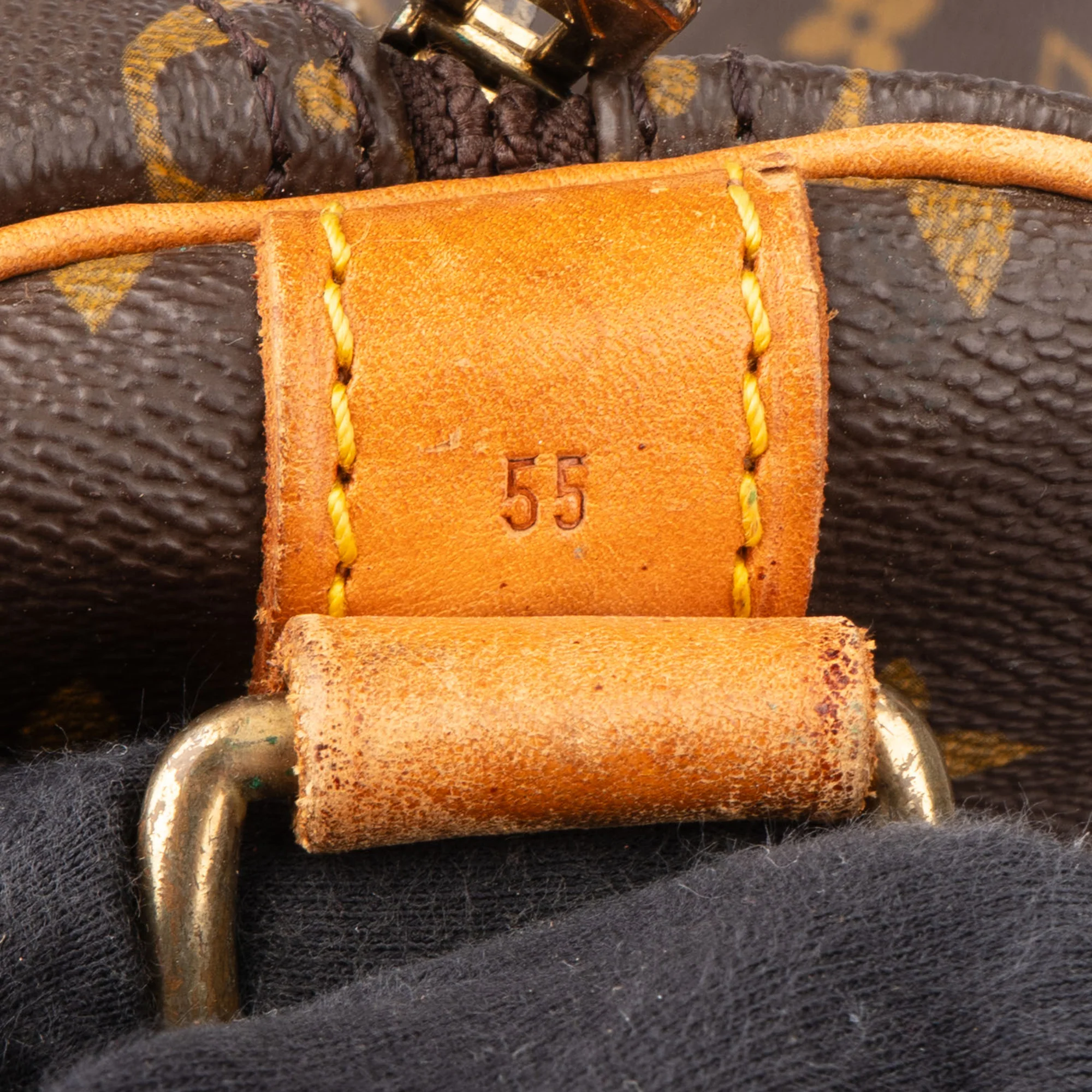 Louis Vuitton Canvas Monogram Keepall 55 Bandouliere