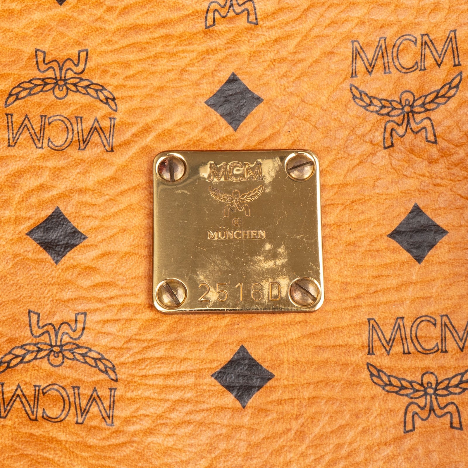 Sac de voyage MCM Monogram Visetos Boston 50