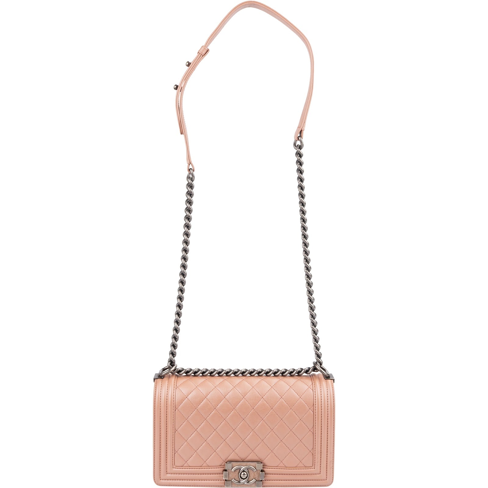 Chanel - Medium Boy Single Flap Crossbody Bag