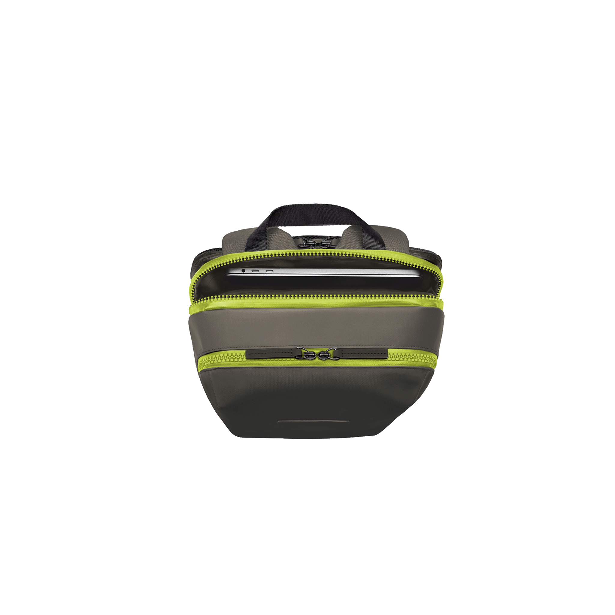 Gion Backpack Pro M - Dark Olive/Neon Green