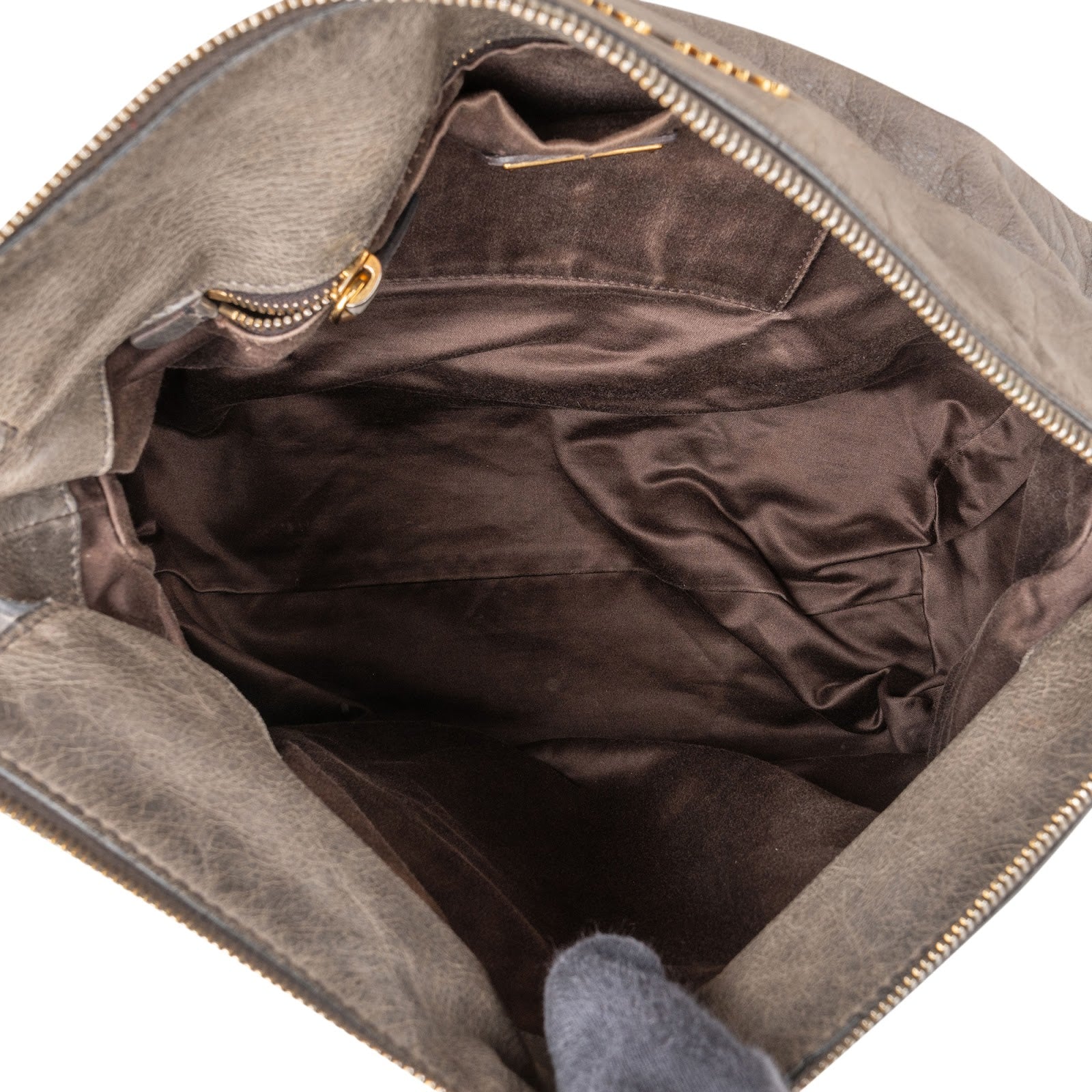 Miu Miu – Vitello Lux Bow Satchel schoudertas