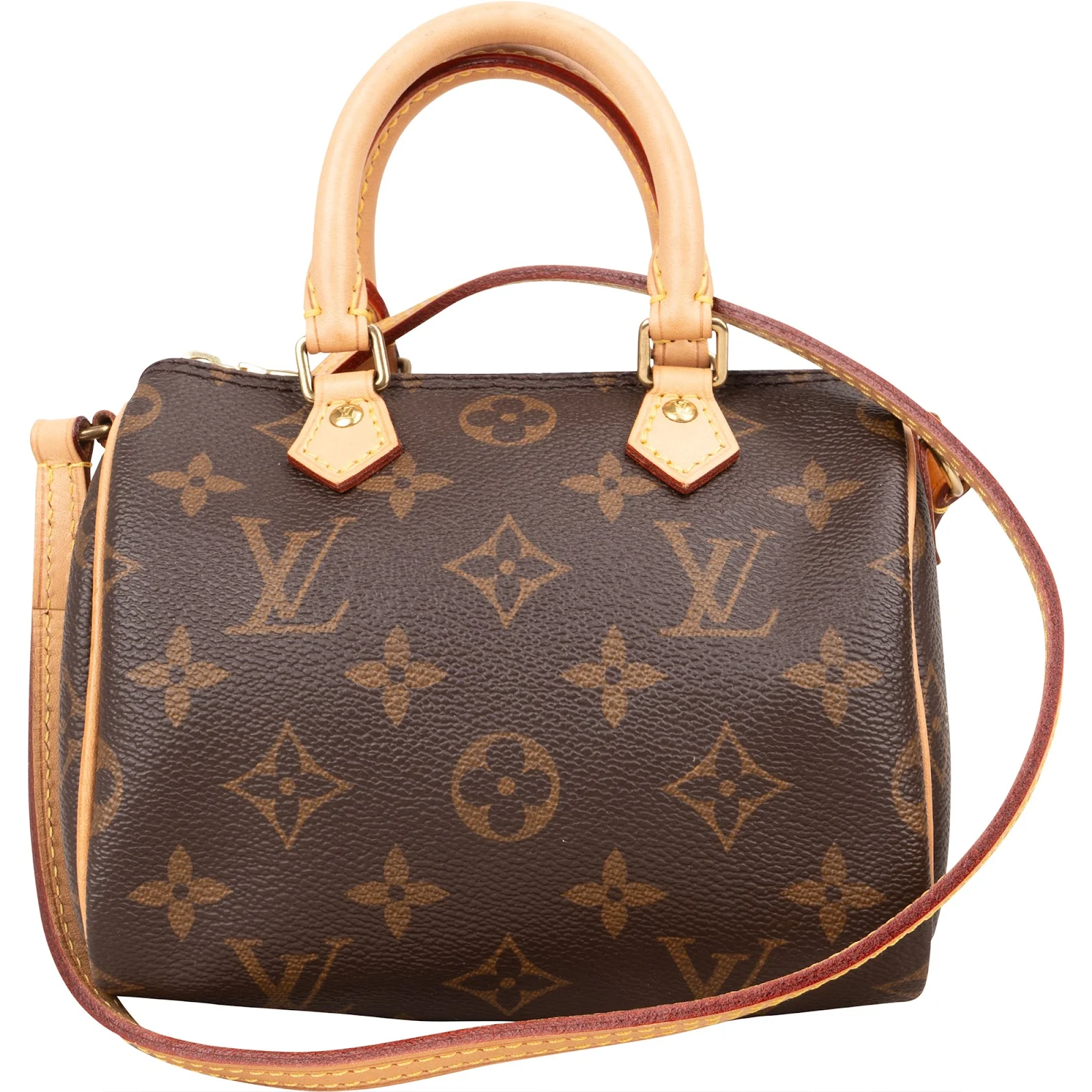 Louis Vuitton Monogram Canvas Nano Speedy Crossbodybag