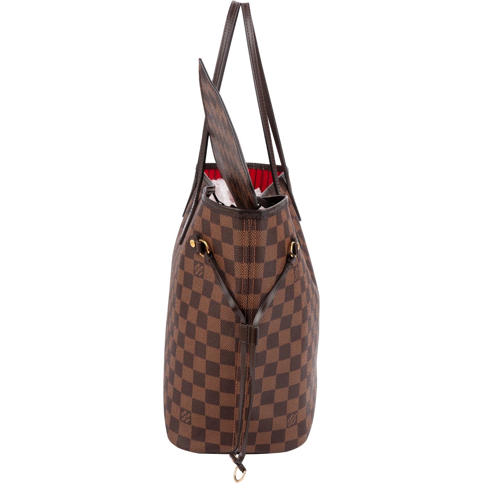 Louis Vuitton Monogram Damier Ebene Neverfull MM Shopper