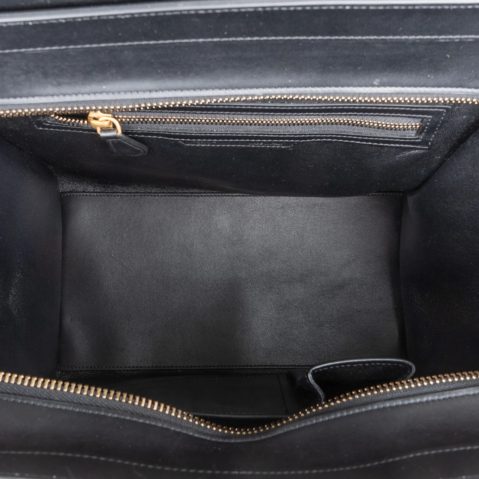 Céline Tricolor Leather Luggage Handbag