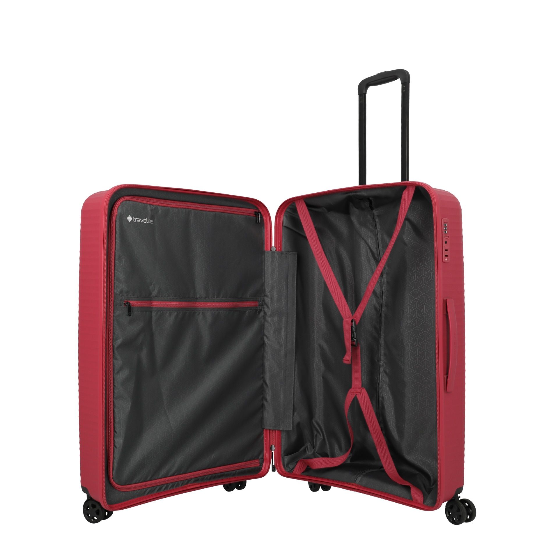 AIR STRIPE Trolley L (77 cm) - Red