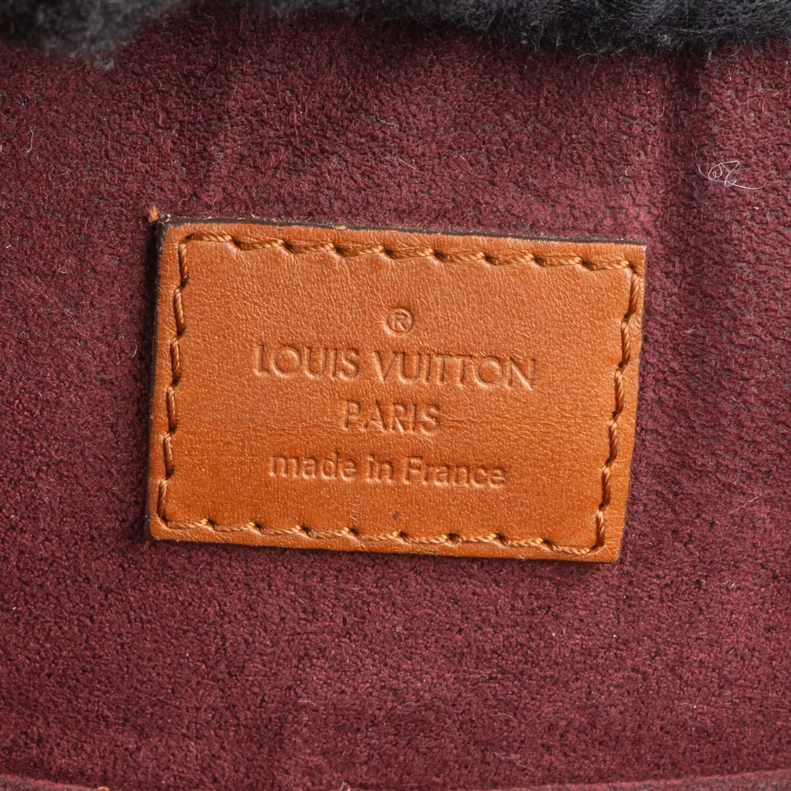 Louis Vuitton Monogram Damier Ebene Belmont MM Handbag