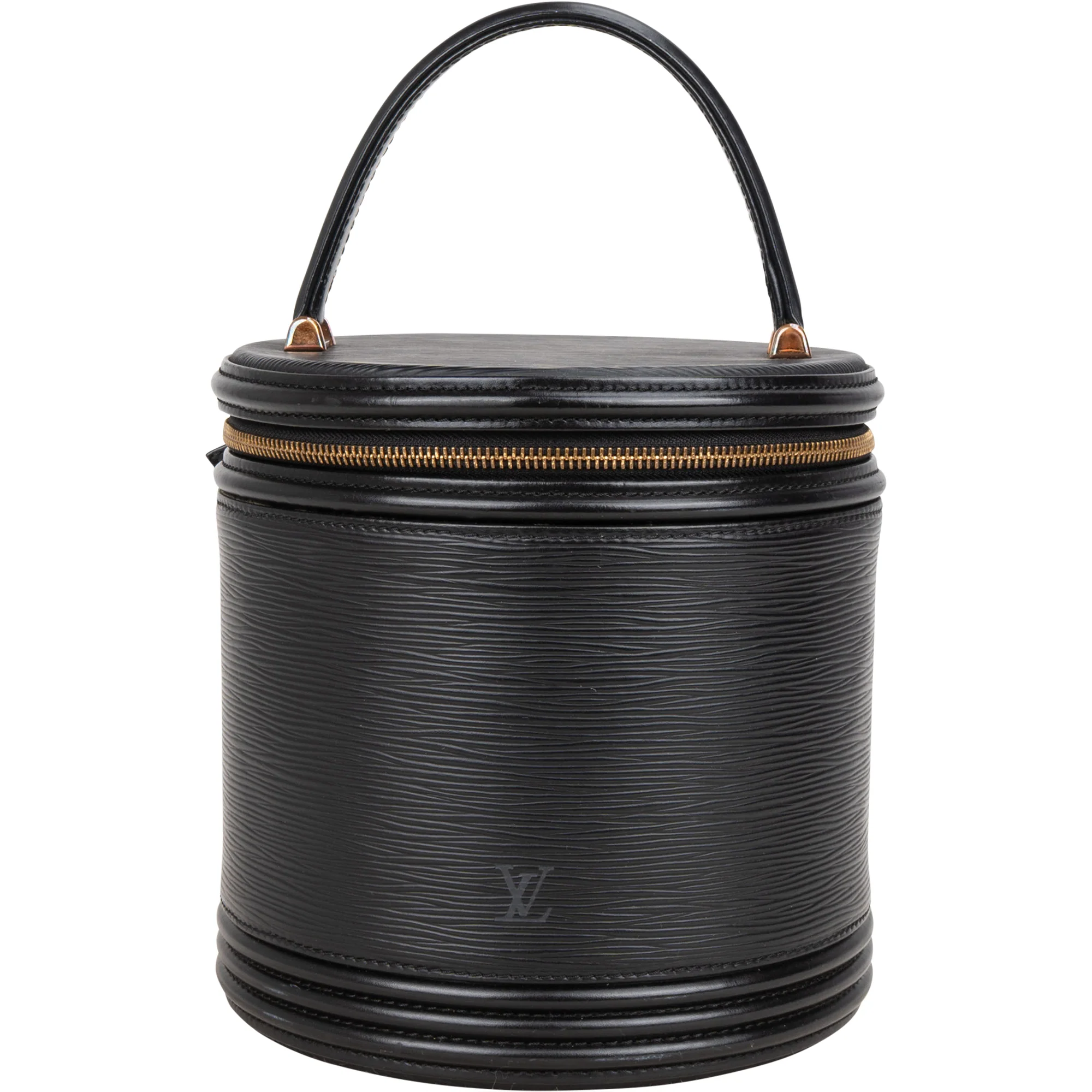 Louis Vuitton Noir Epi Leather Cannes Vanity Handbag