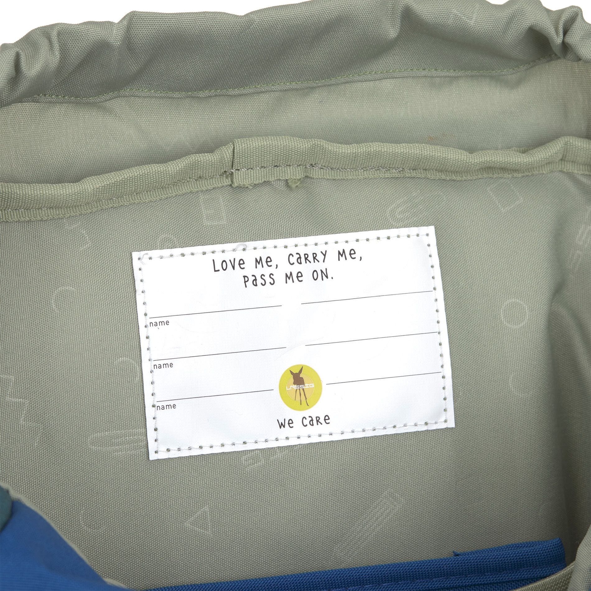 Big Outdoor Backpack Unique - blue/green