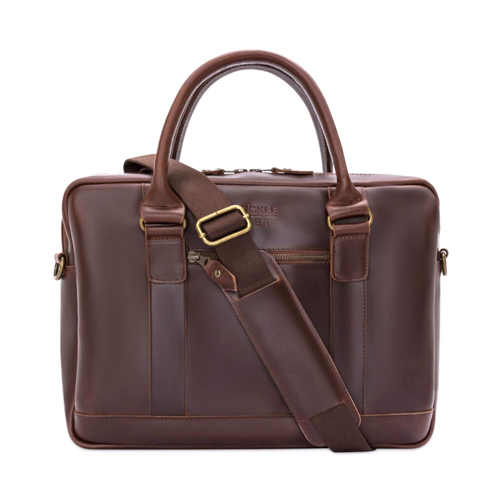 Everett leather business briefcase
