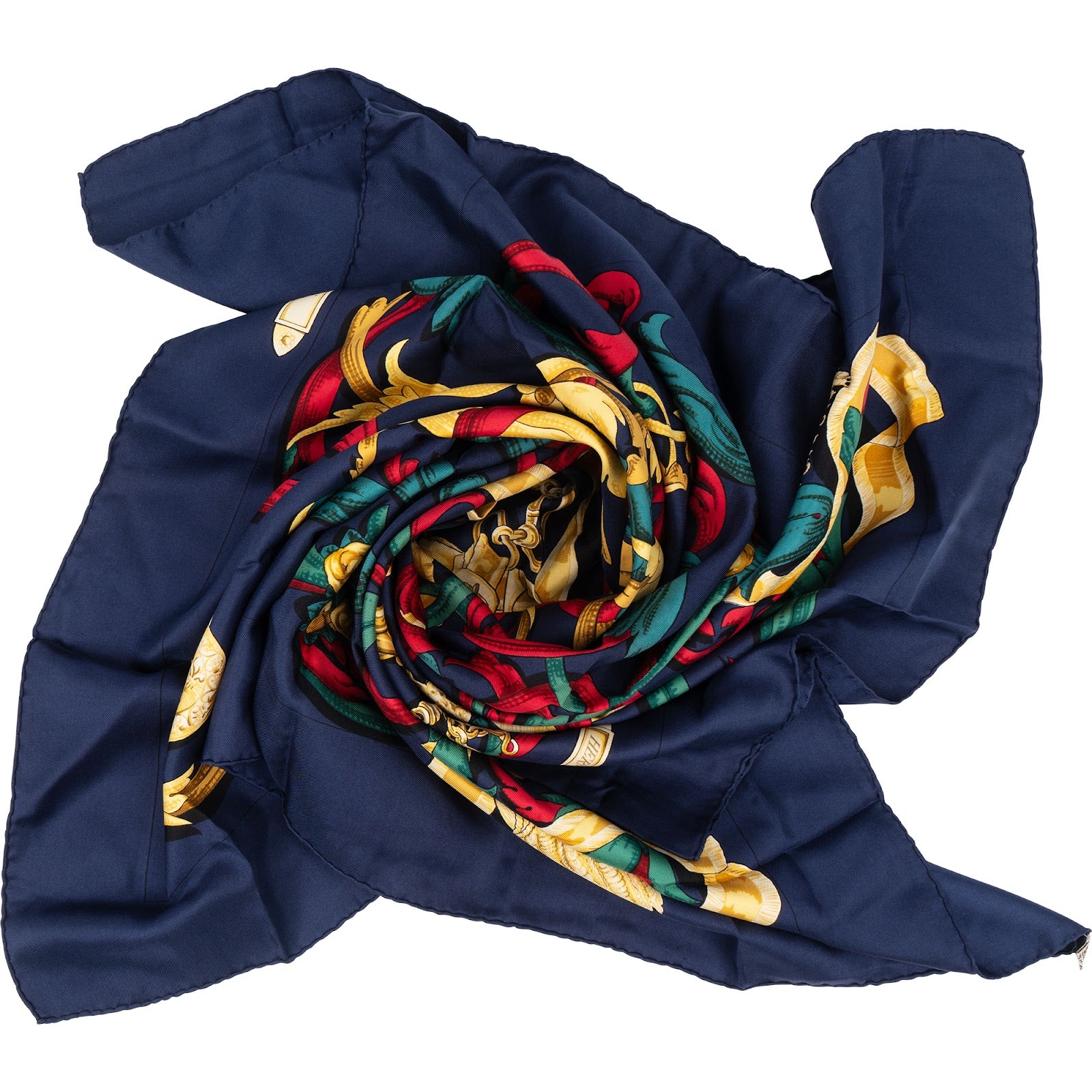 Hermès Le Mors a la Conetable Silk Carre 90 Tuch