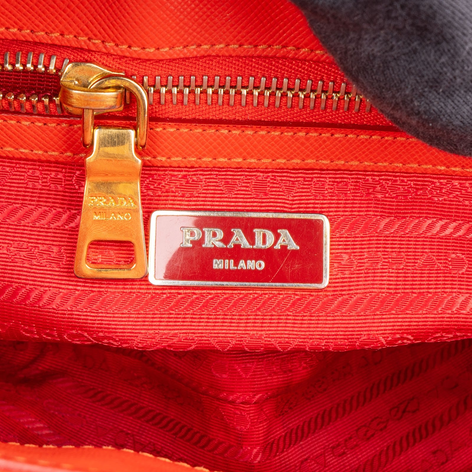 Prada Saffiano Leather Small Galleria Handbag