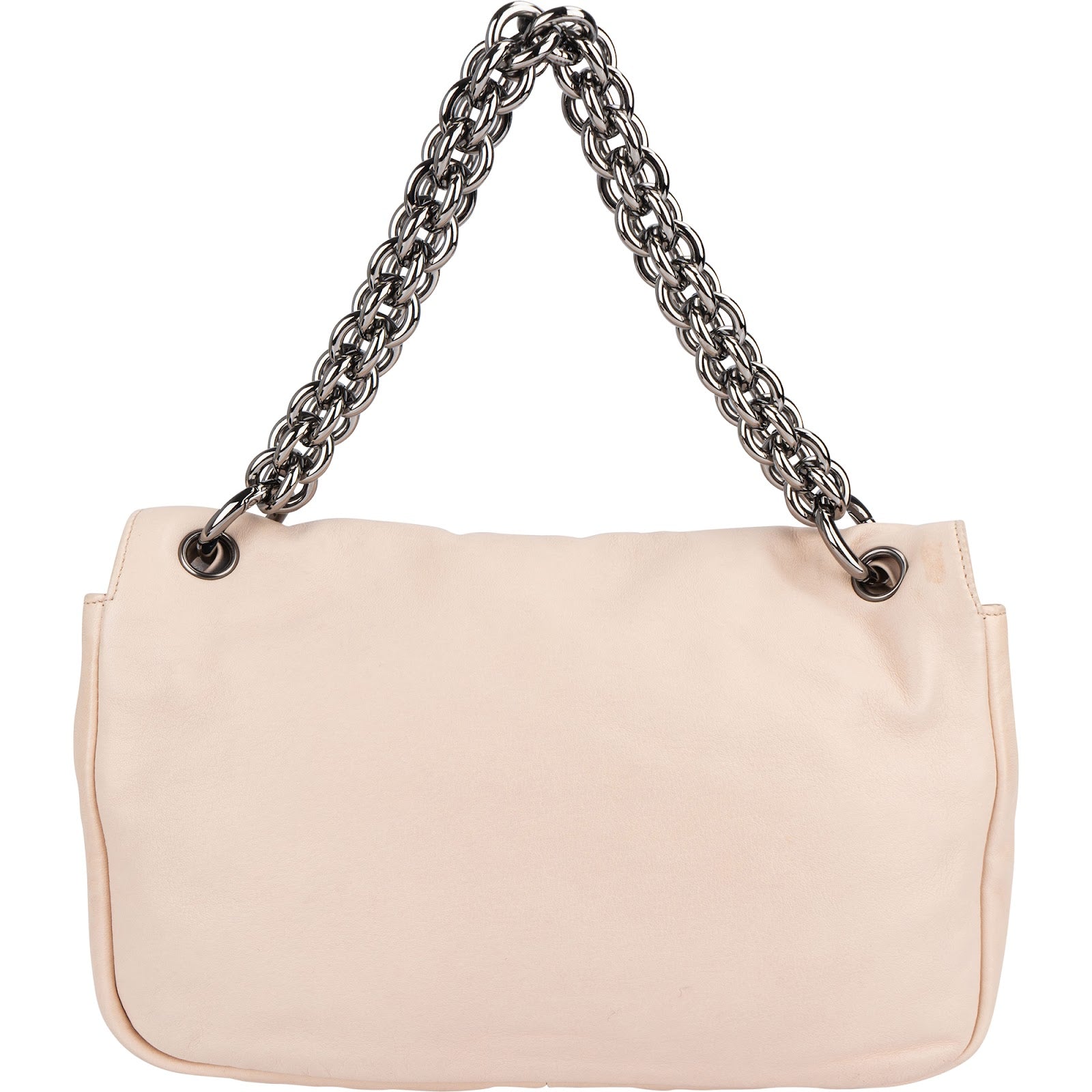Chanel Leather Modern Chain Single Flap Shoulder Bag