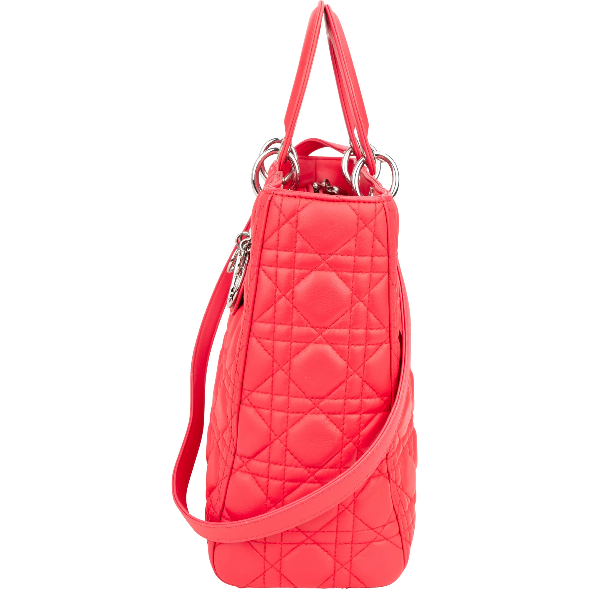 Christian Dior Quilted Leather Lady Dior Handbag