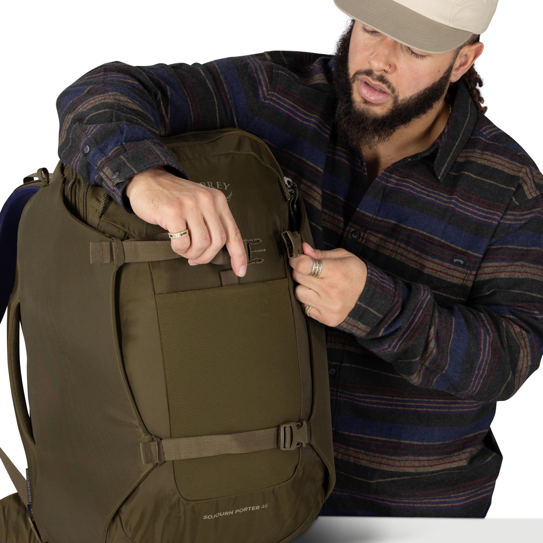 Sojourn Porter Travel Pack 46L - Moss Green