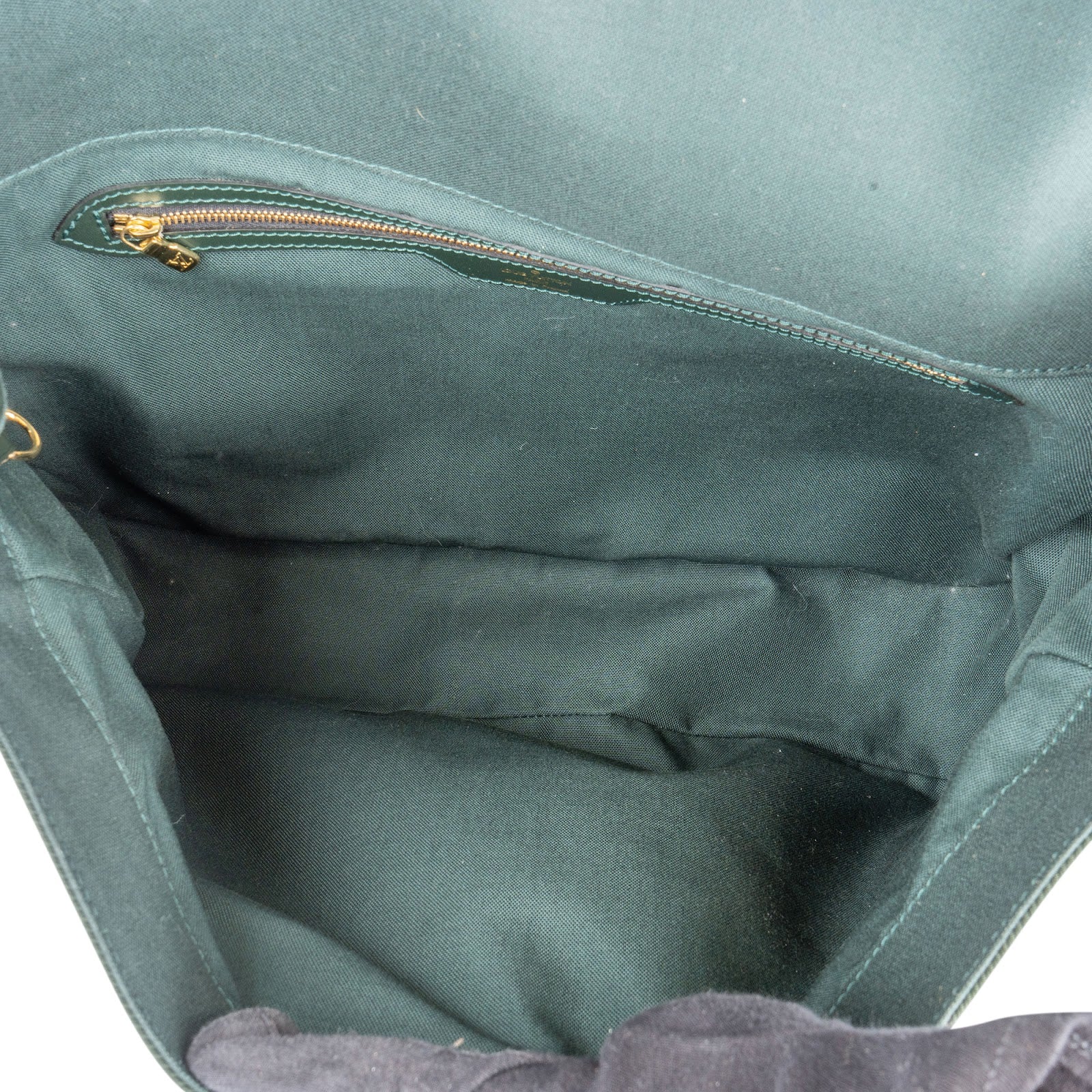 Louis Vuitton Green Taiga Leather Dersou Messenger Crossbody Bag